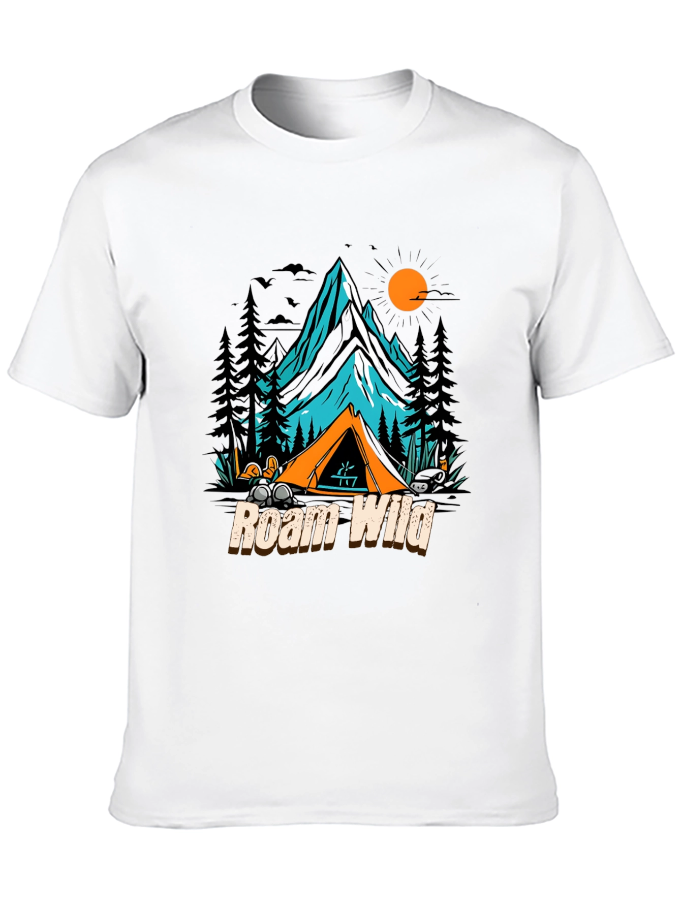 Roam Wild Graphic Tee - Adventure Awaits!
