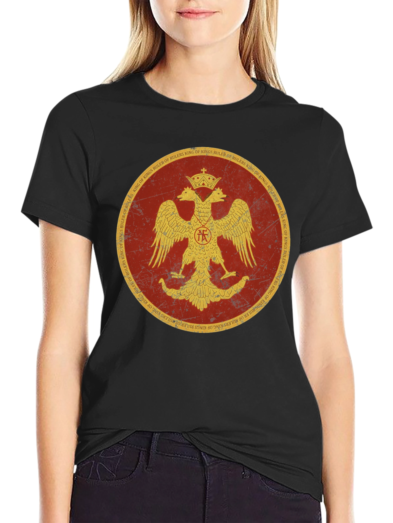 Double-Headed Eagle Graphic T-Shirt