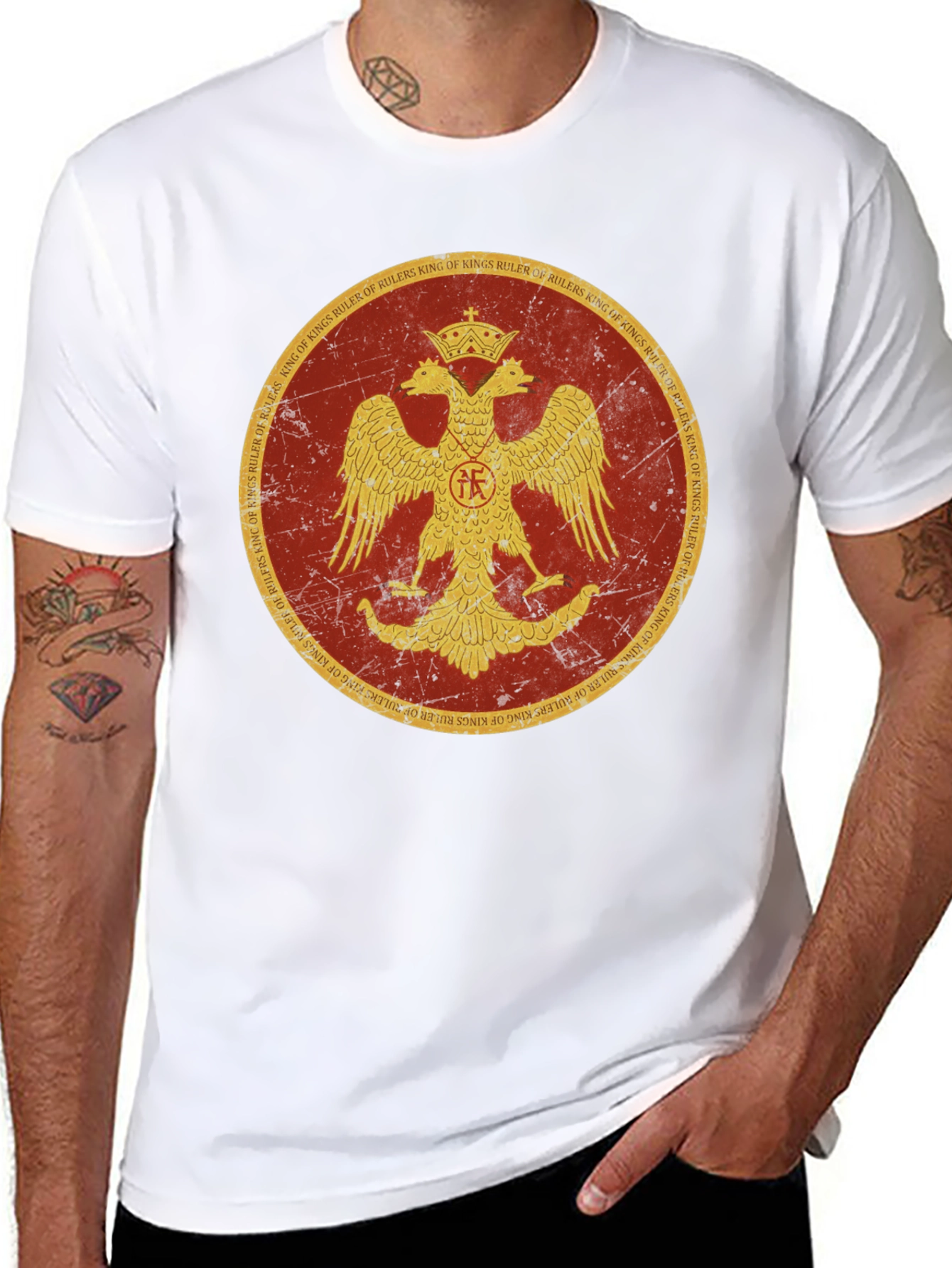 Double-Headed Eagle Graphic T-Shirt