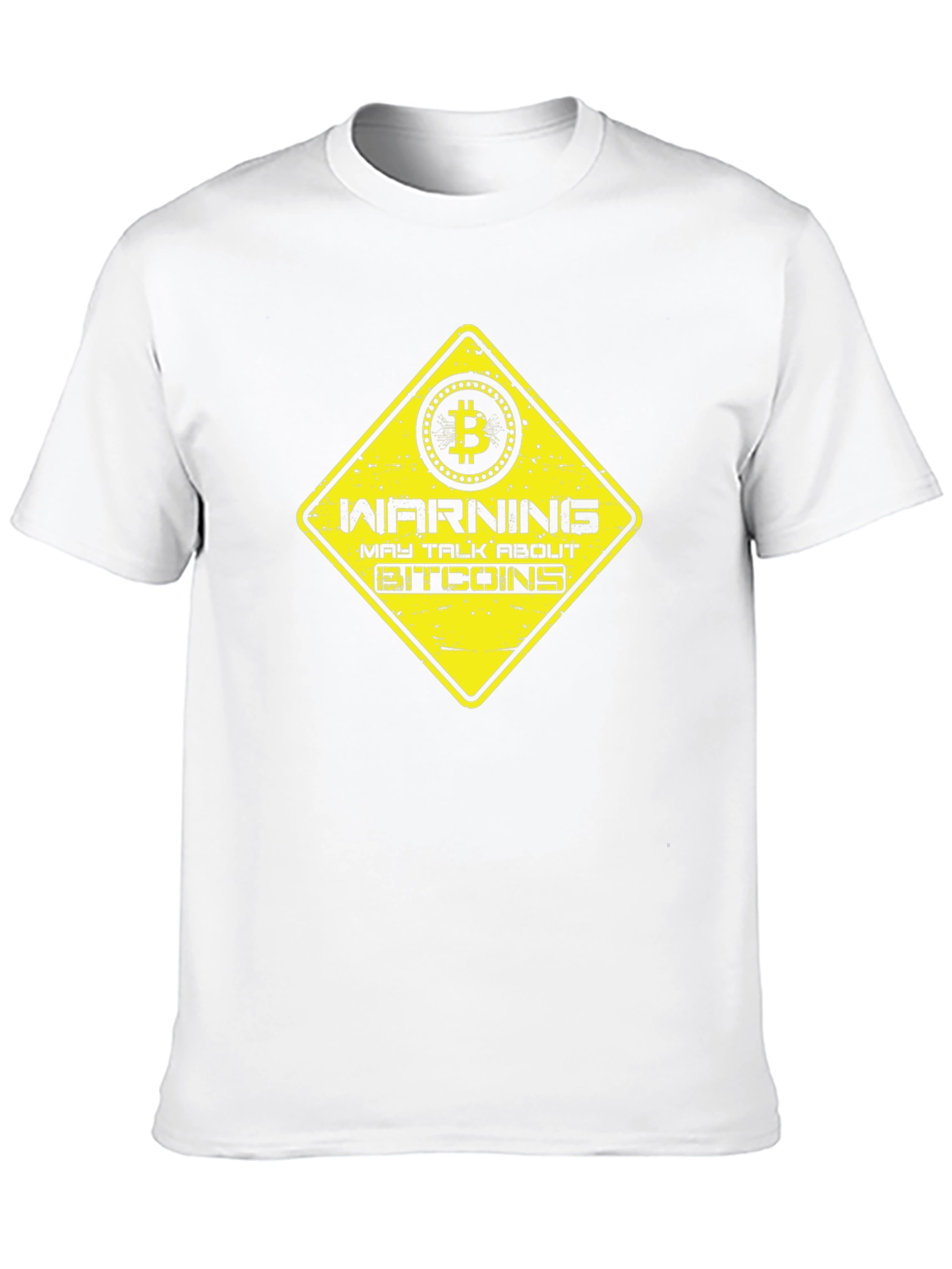 Warning May Talk About Bitcoins T-Shirt