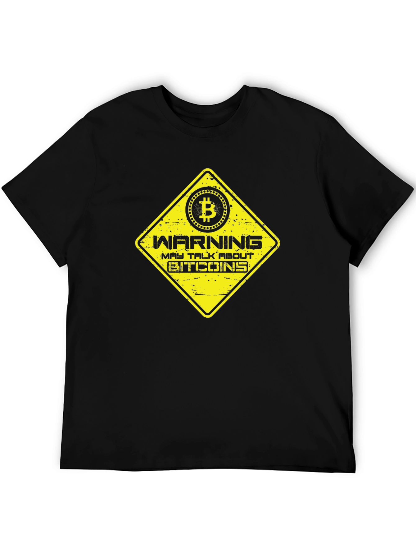 Warning May Talk About Bitcoins T-Shirt