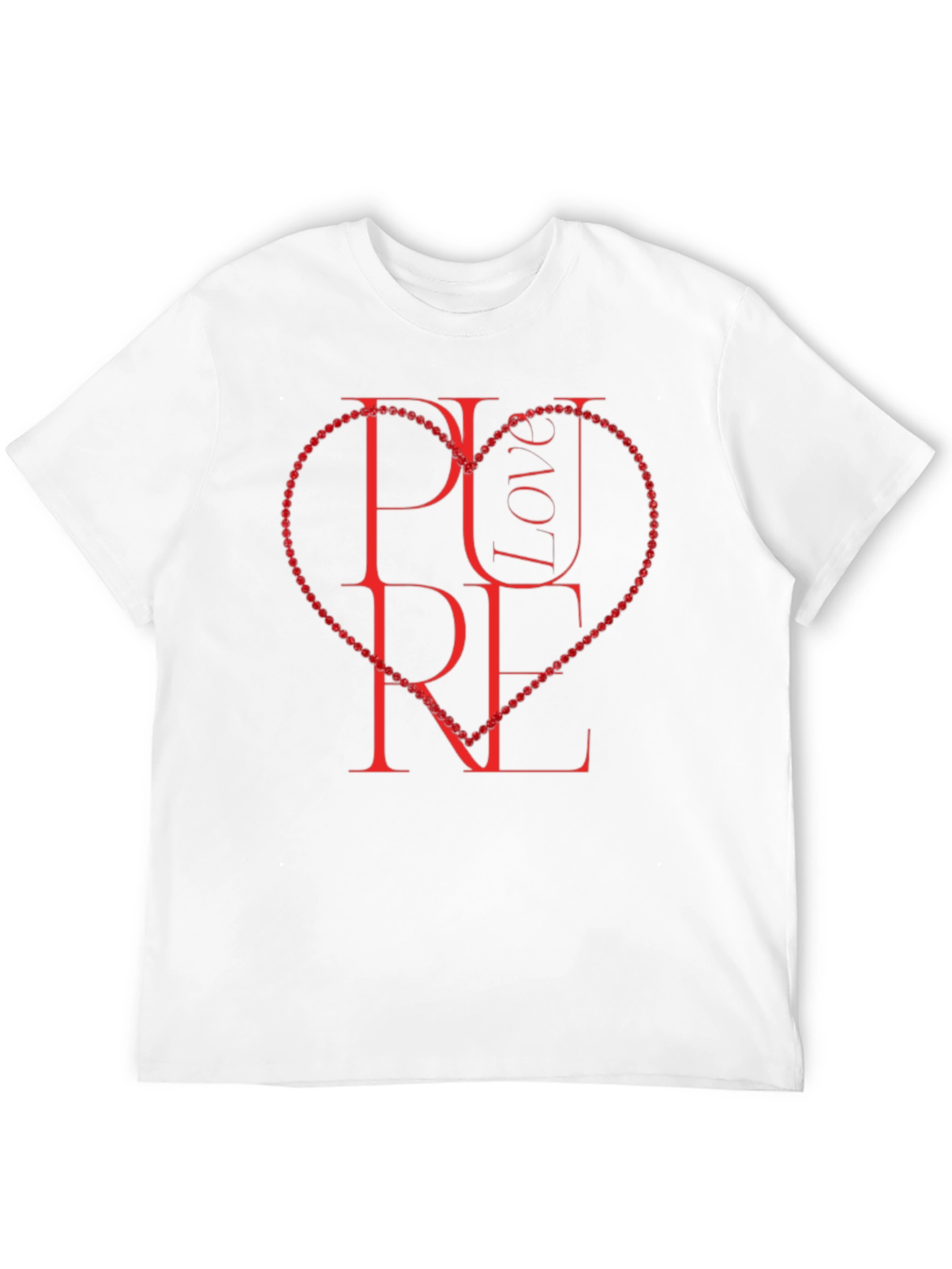 Pure Love T-Shirt - Heart Graphic Tee
