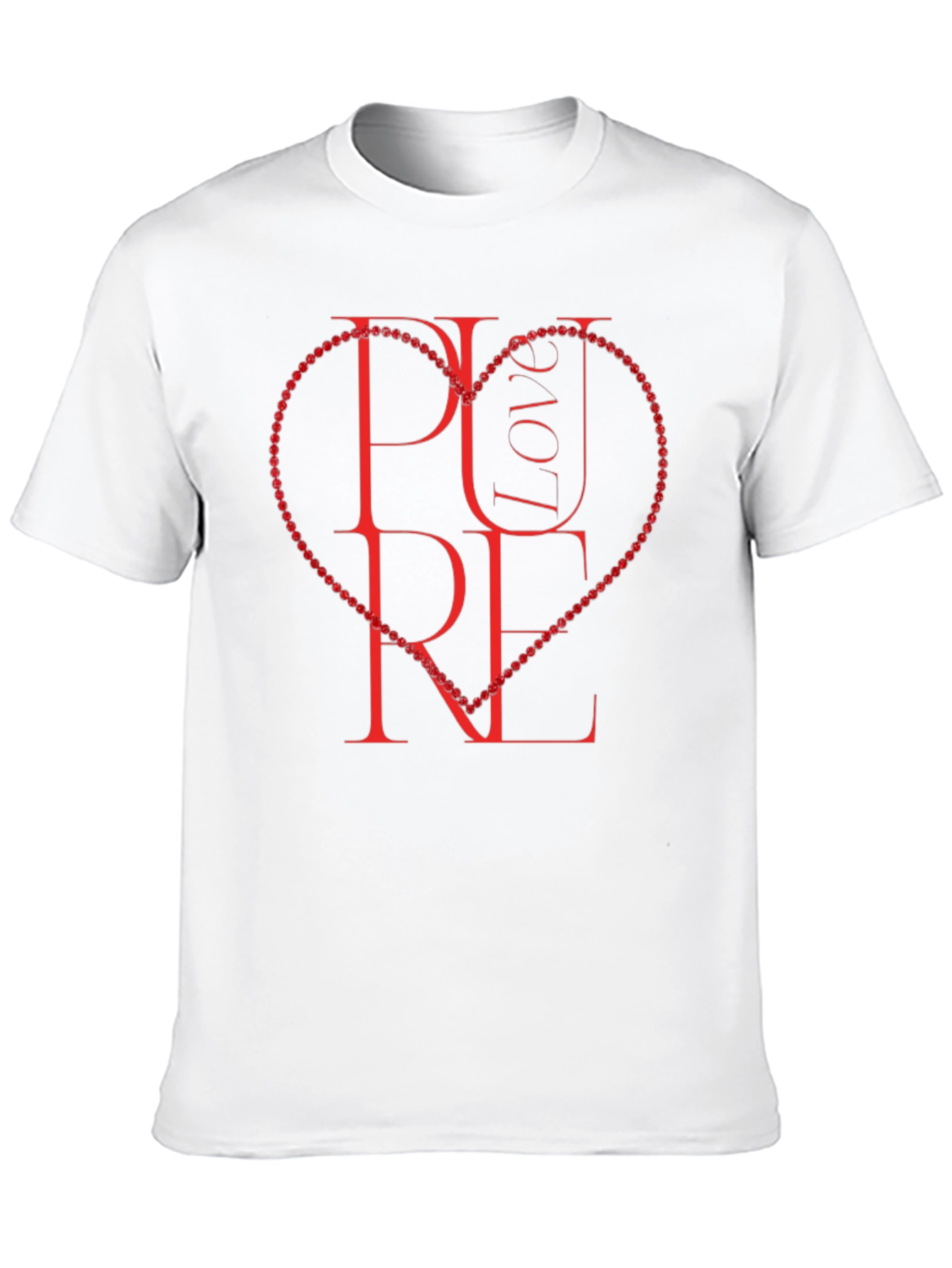 Pure Love T-Shirt - Heart Graphic Tee
