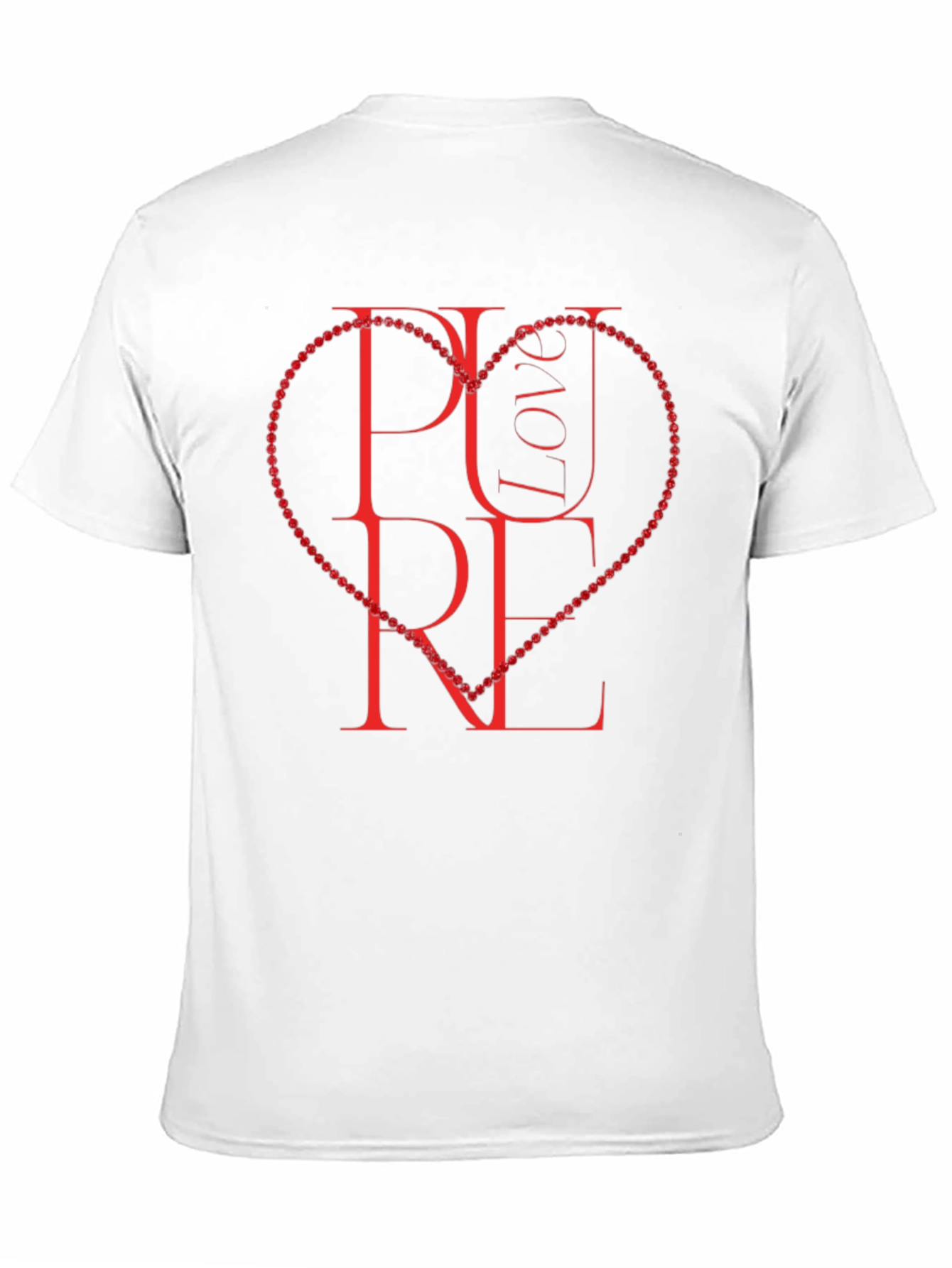Pure Love T-Shirt - Heart Graphic Tee