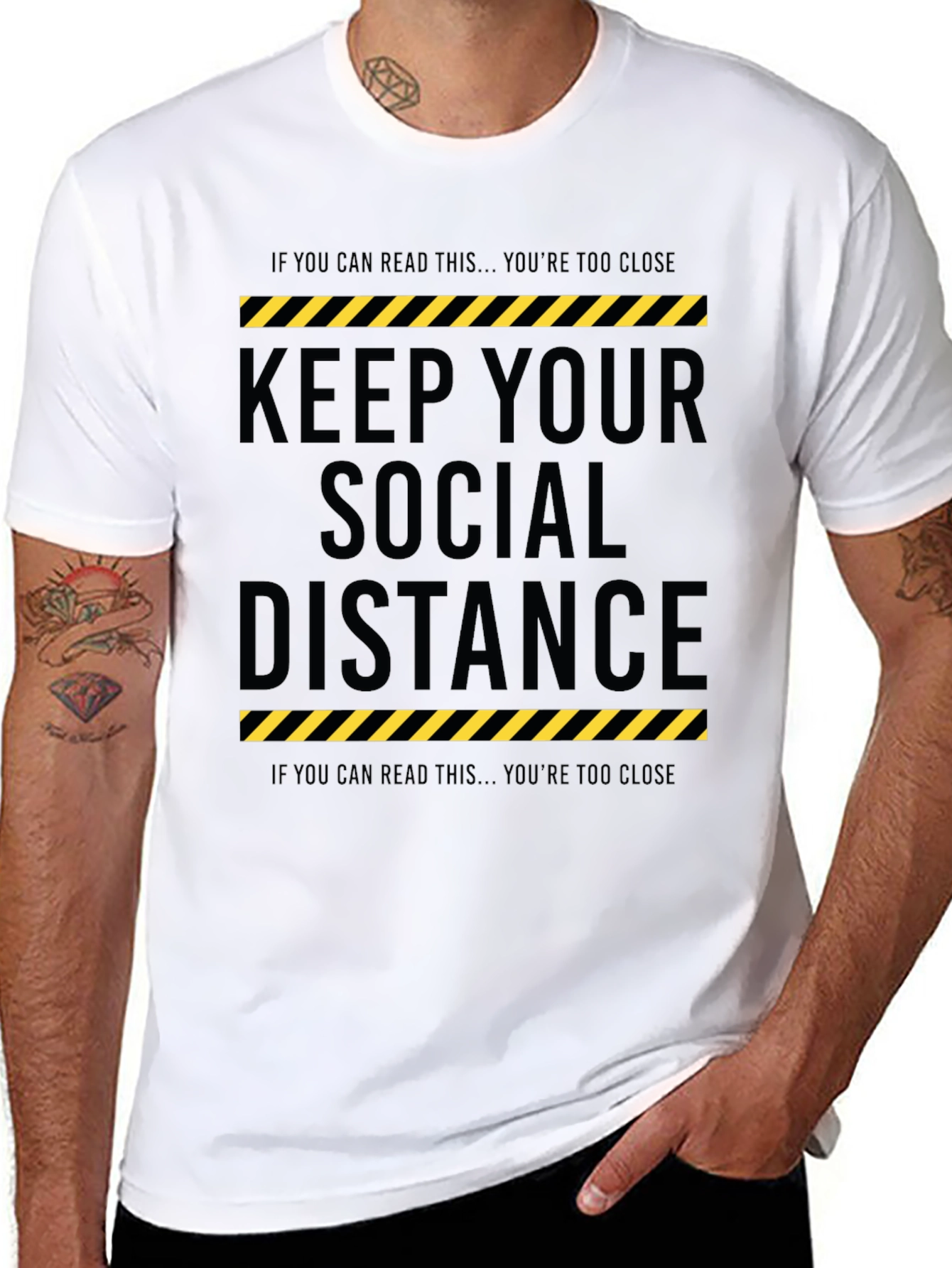 Keep Your Social Distance Graphic Tee