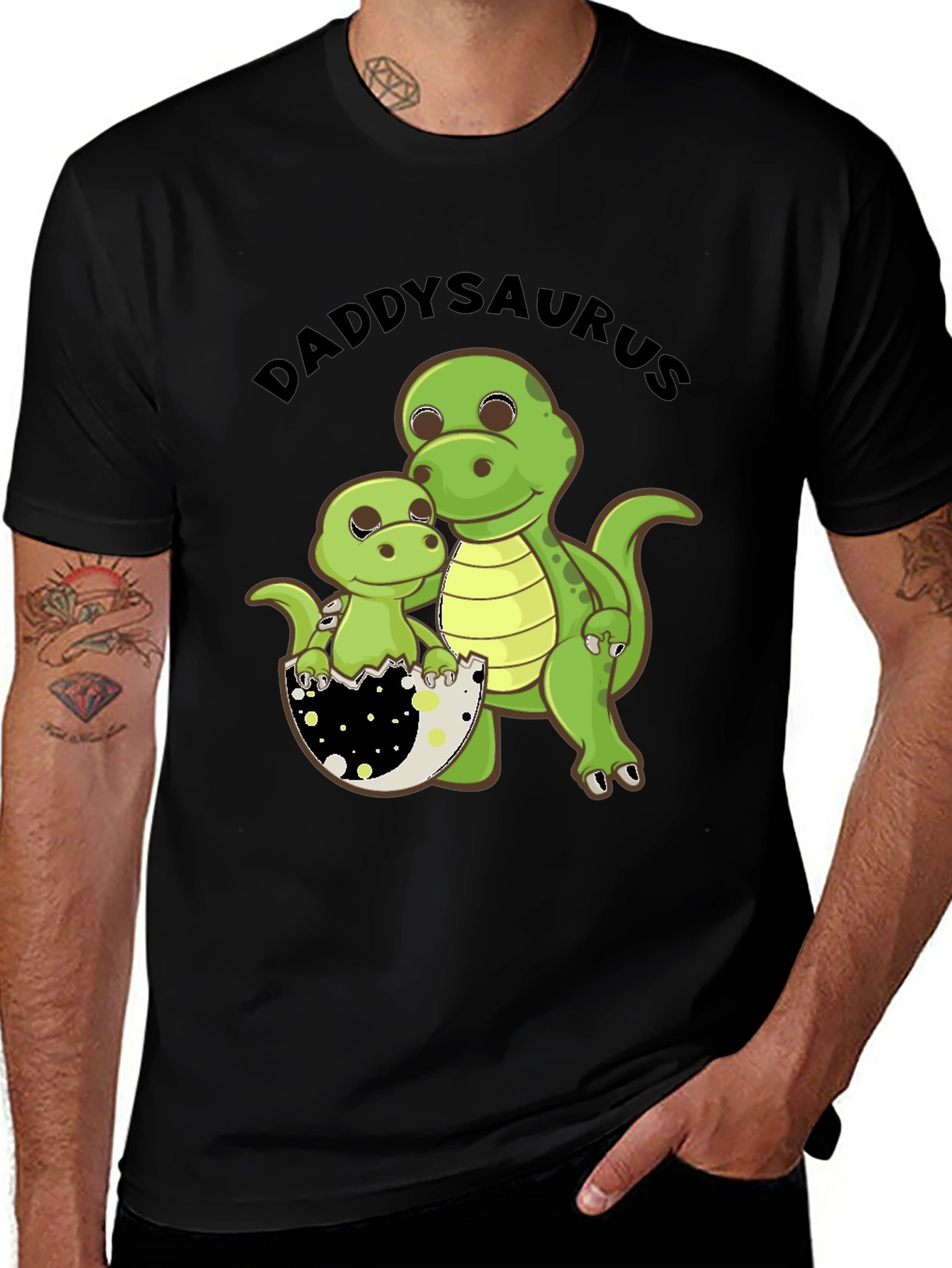 Daddysaurus T-Shirt - Fathers Day Dinosaur Tee