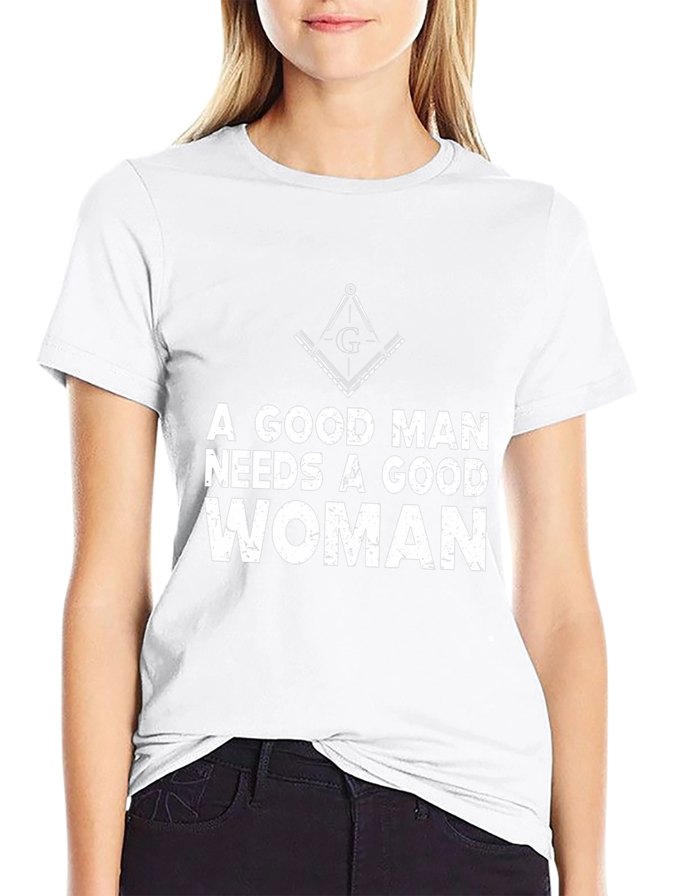 A Good Man Needs a Good Woman Graphic Tee