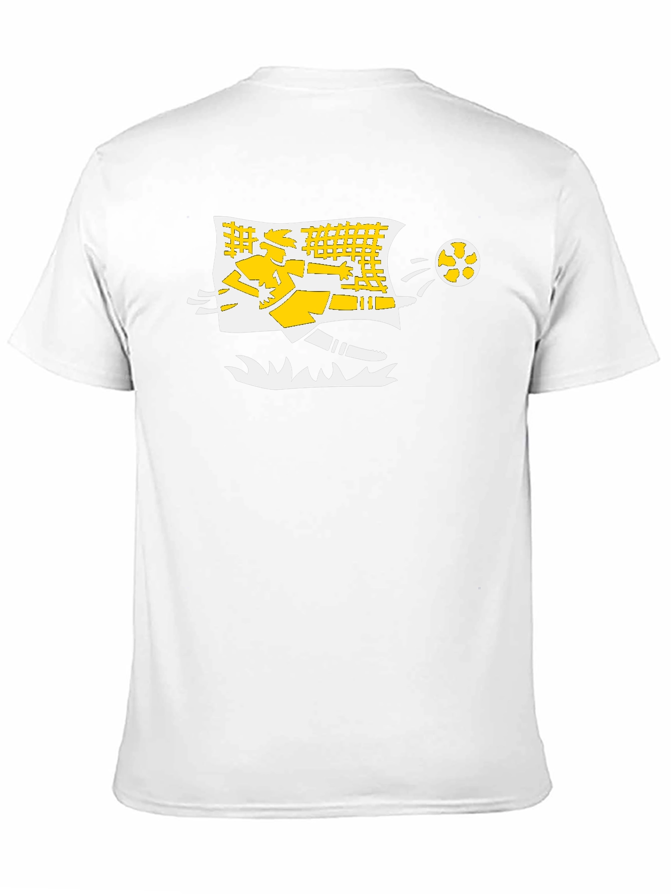 Soccer Kick T-Shirt - Black Cotton Graphic Tee