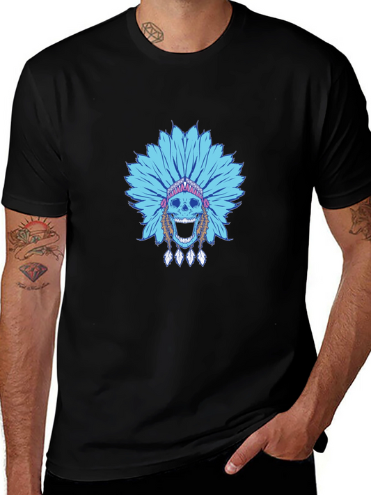 Skull Chief T-Shirt - Bold Graphic Print
