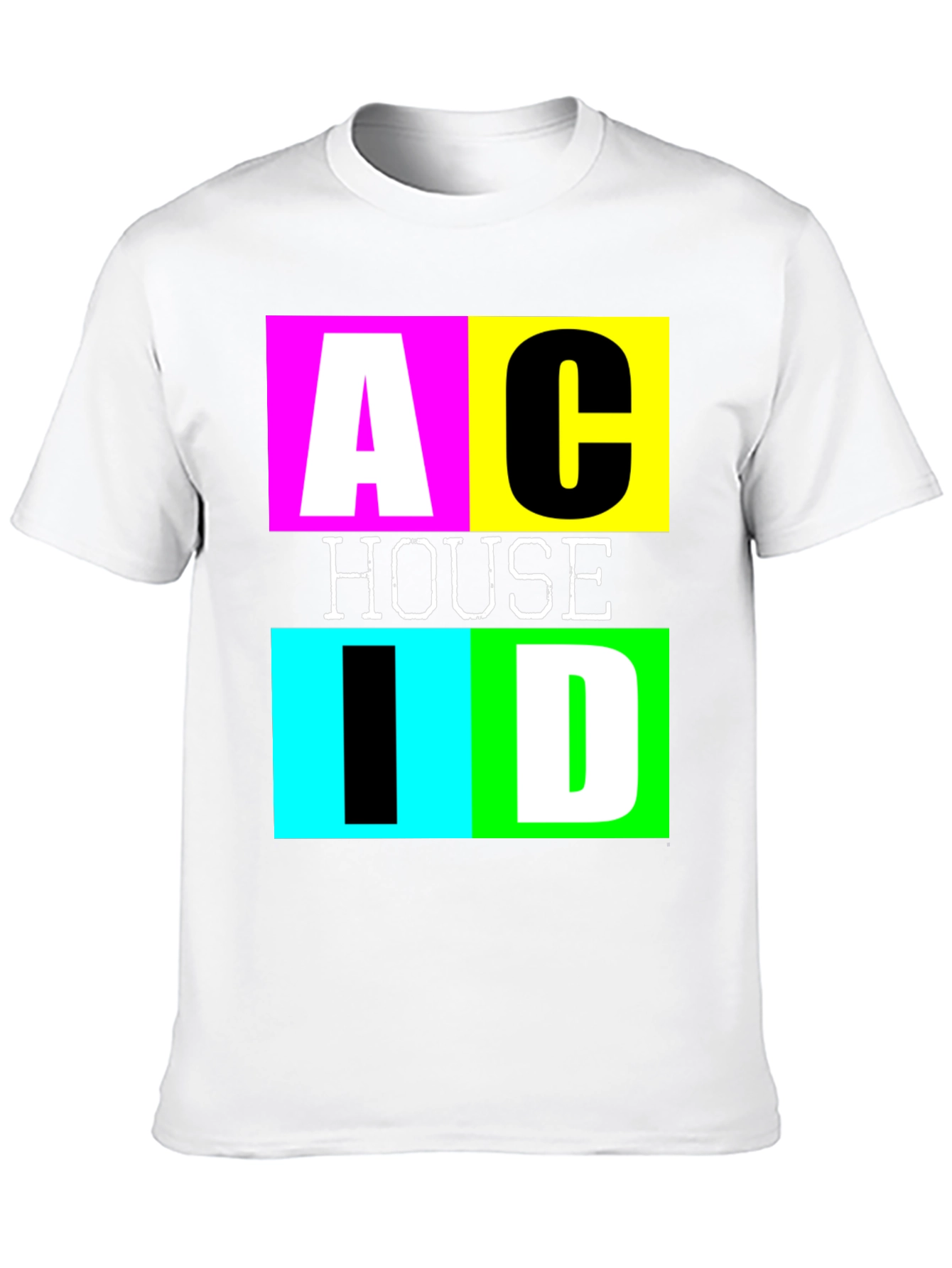 Acid House Graphic Tee - Retro Rave Style Shirt