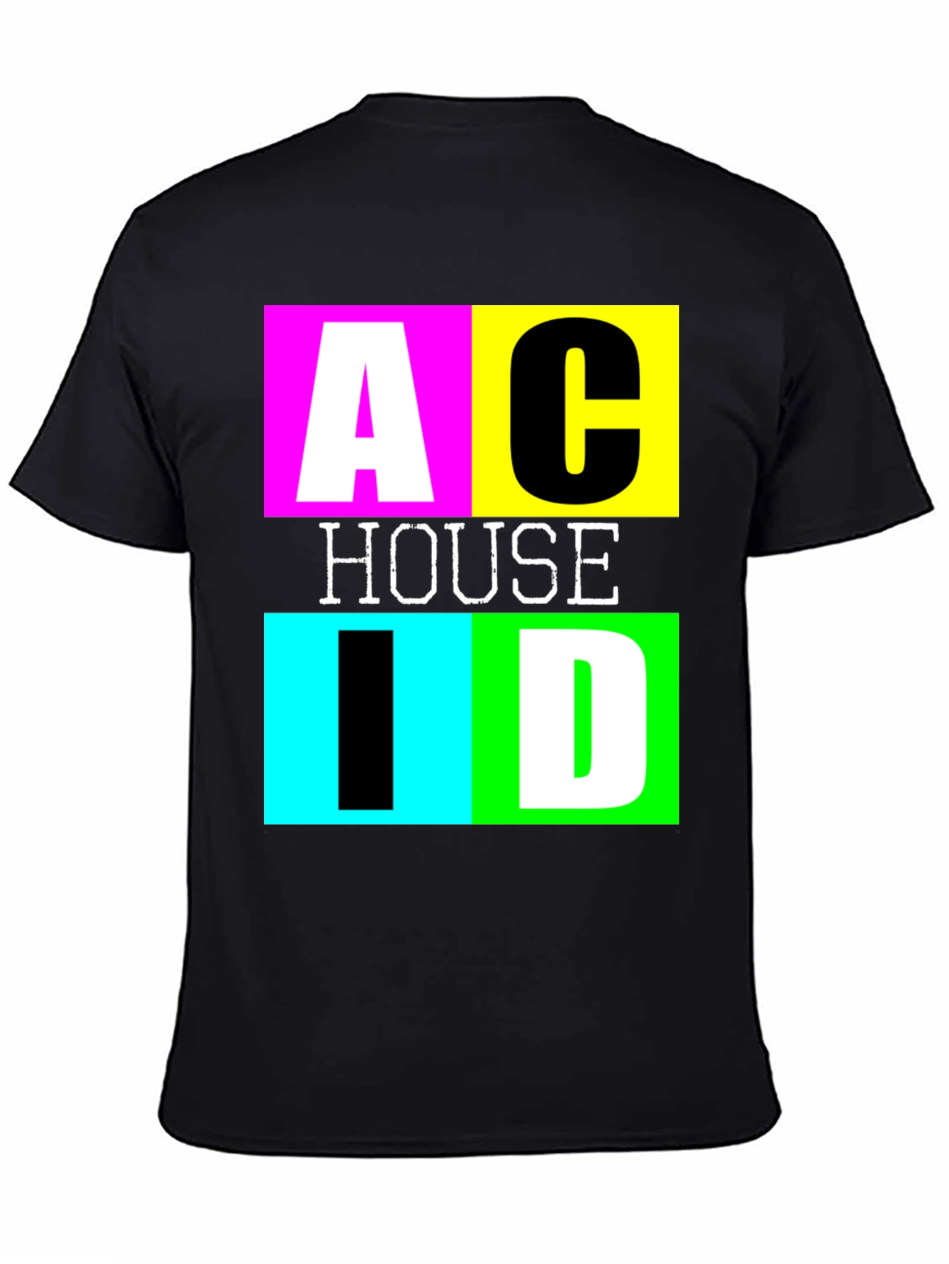 Acid House Graphic Tee - Retro Rave Style Shirt