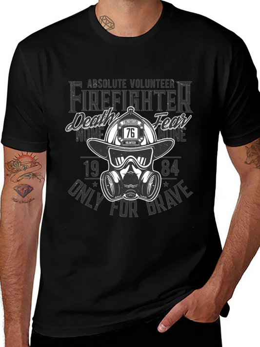 Volunteer Firefighter T-Shirt - Death None Fear