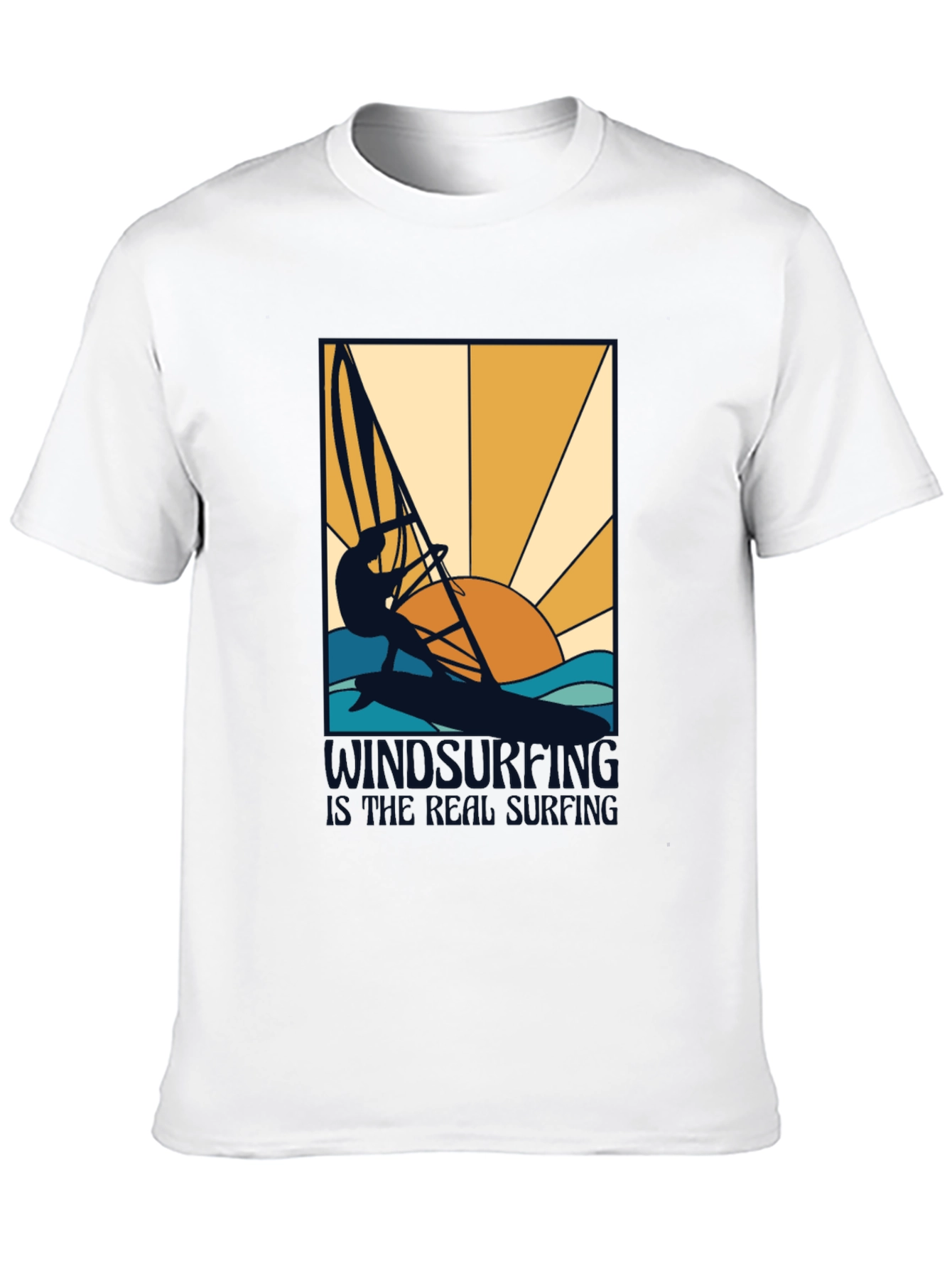 Windsurfing is Real Surfing Graphic T-Shirt