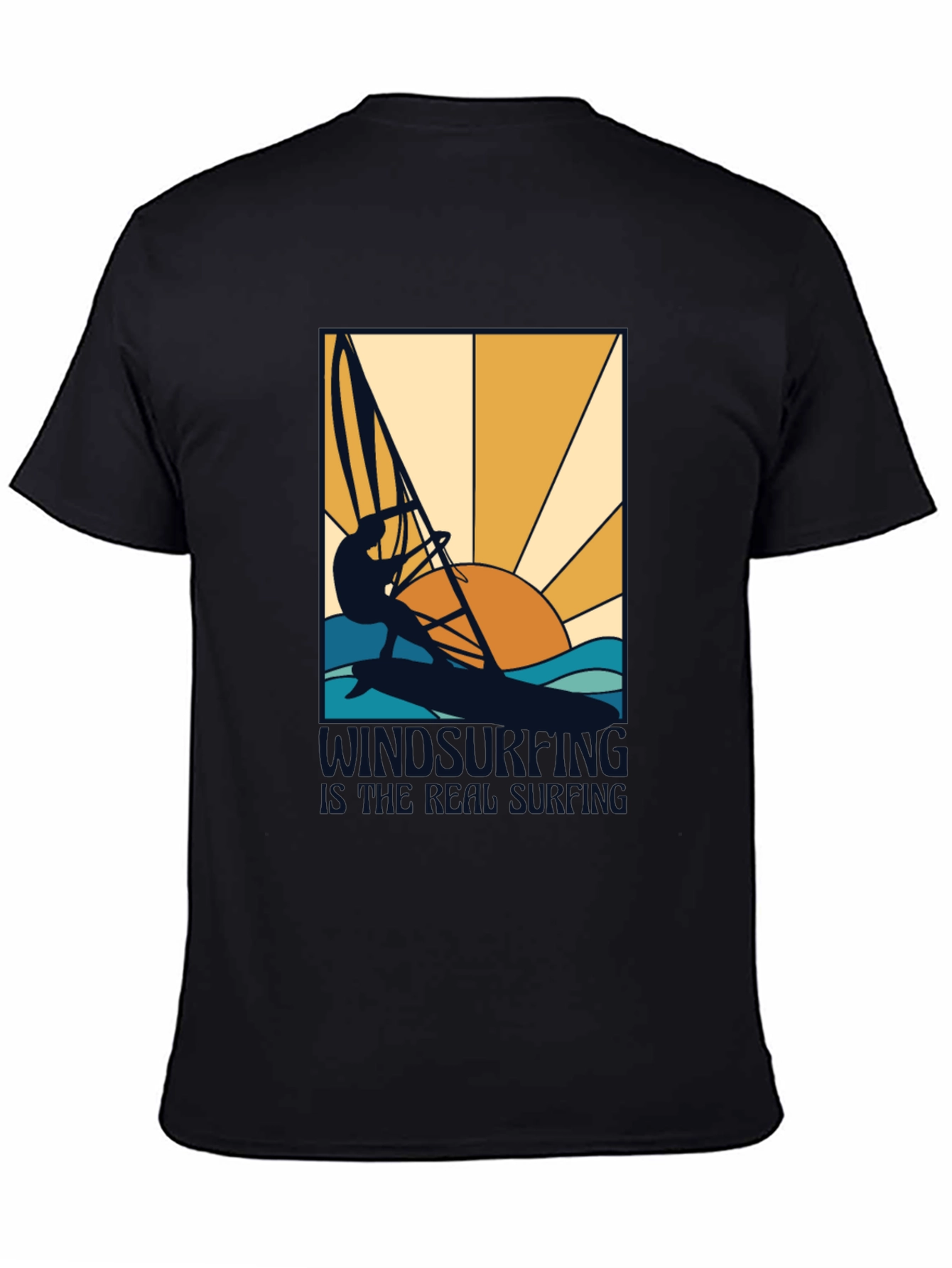 Windsurfing is Real Surfing Graphic T-Shirt