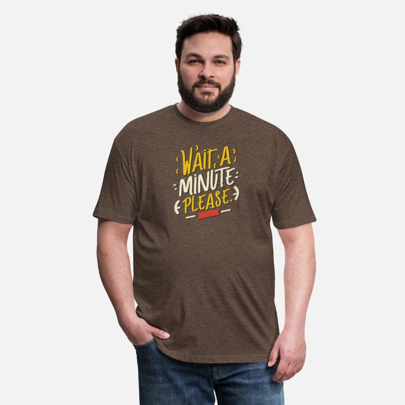 Wait a minute please typography