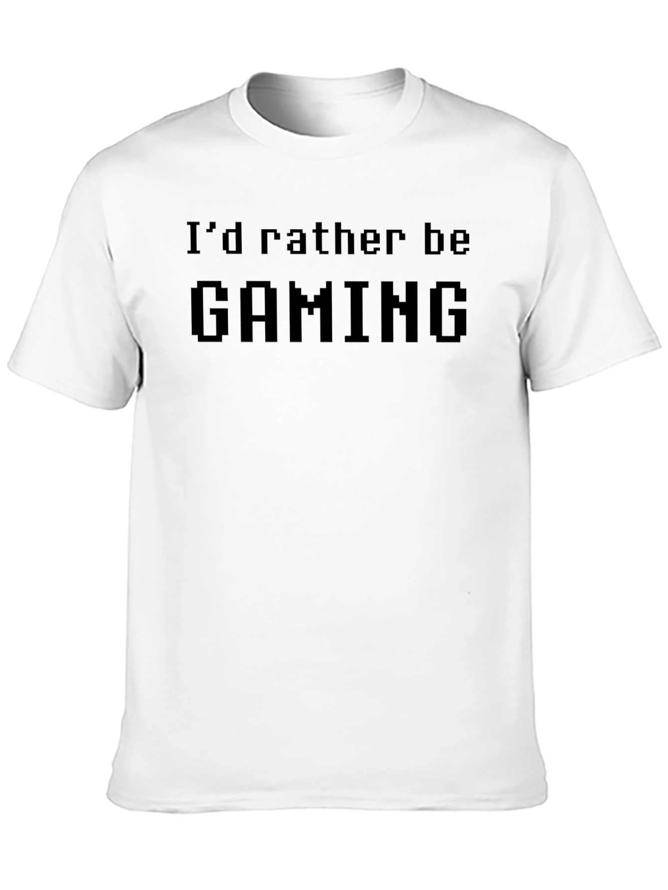 Id Rather Be Gaming T-Shirt - Black