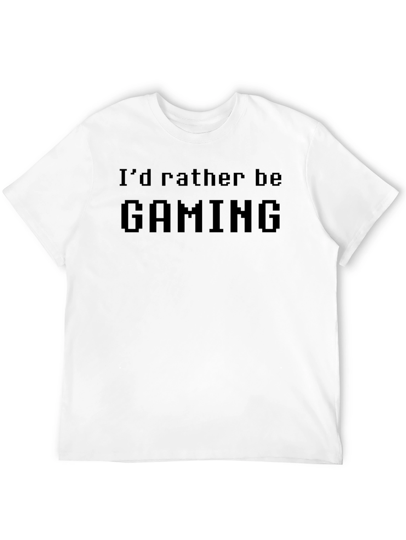 Id Rather Be Gaming T-Shirt - Black