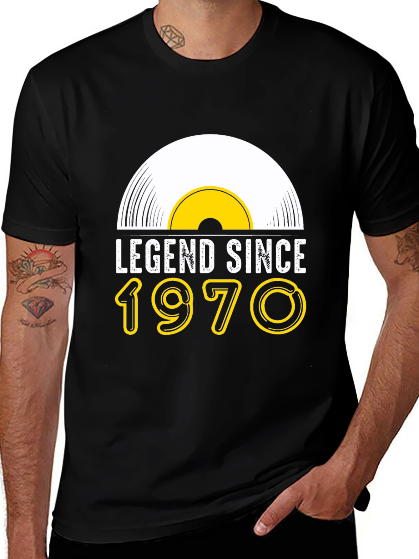 Legend Since 1970 Black T-Shirt