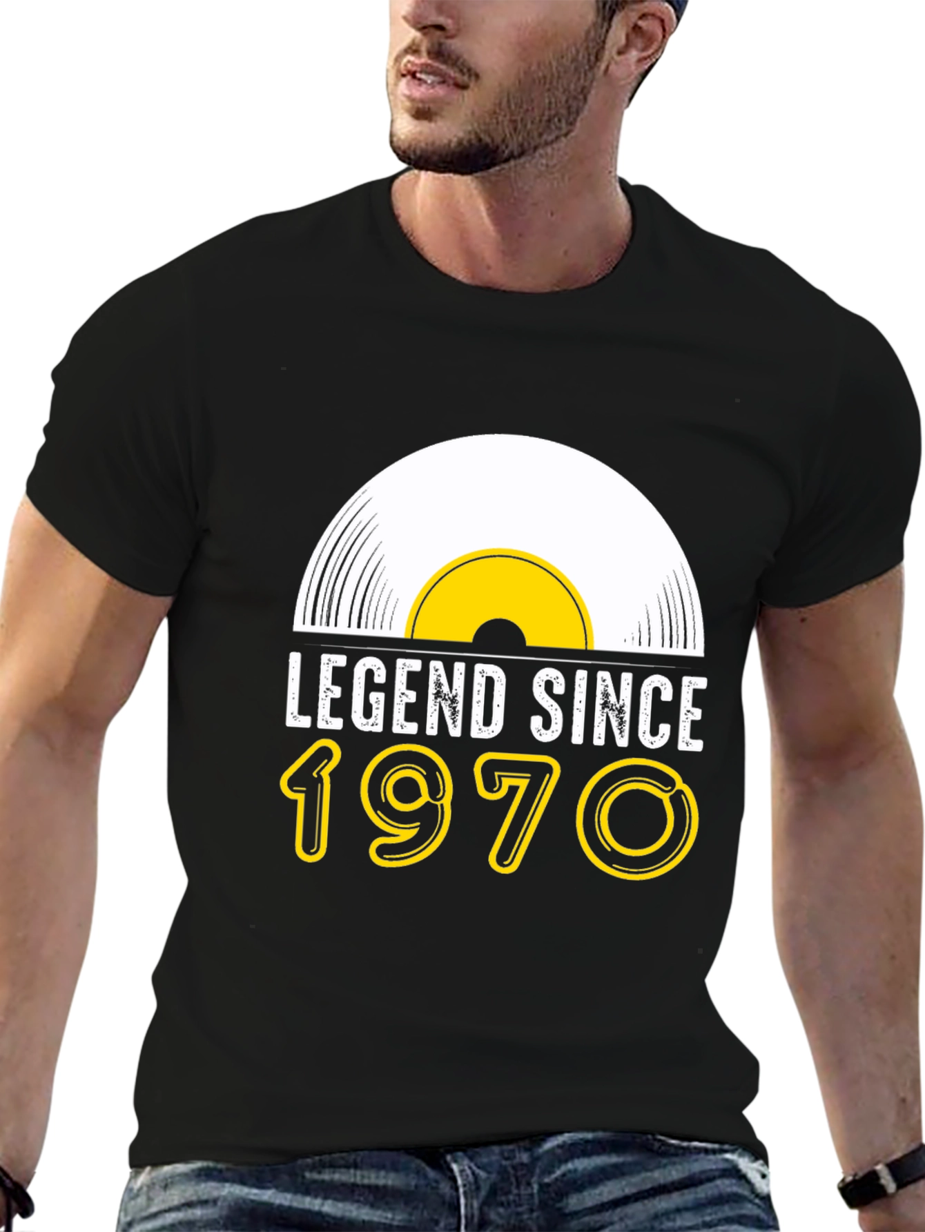 Legend Since 1970 Black T-Shirt