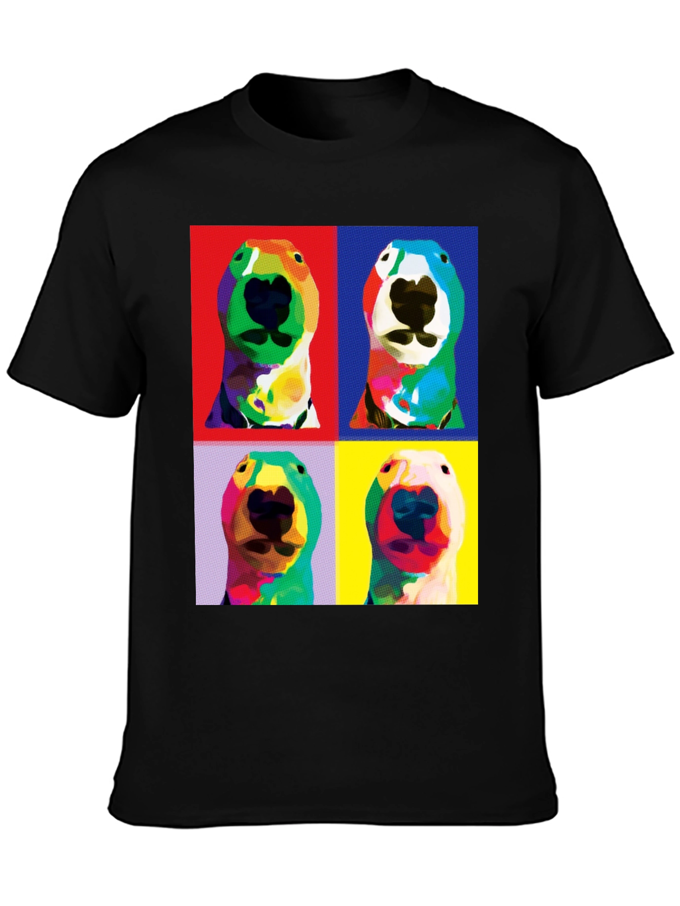 Pop Art Dog Portrait T-Shirt