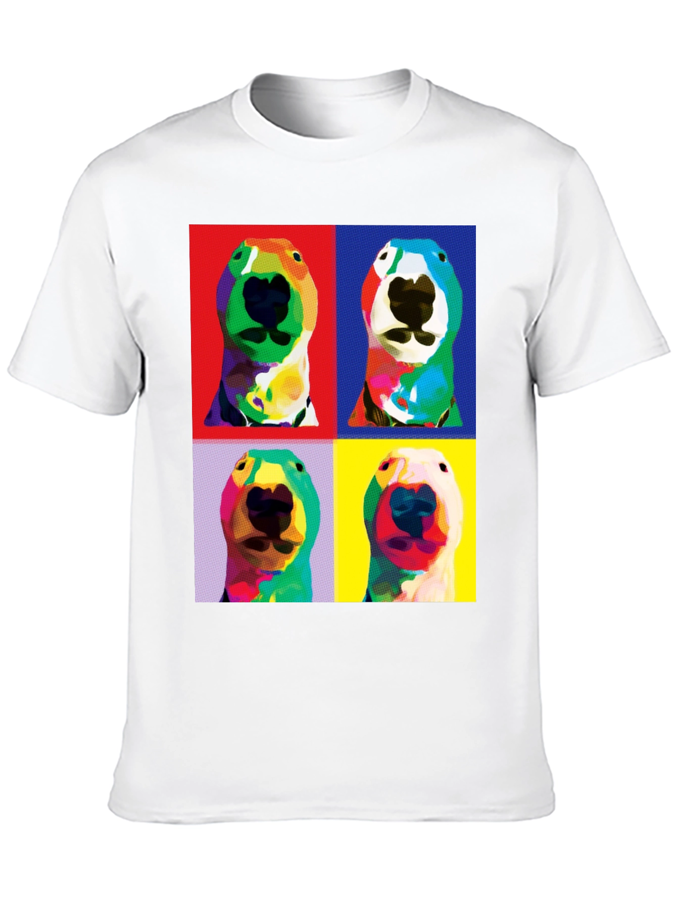 Pop Art Dog Portrait T-Shirt