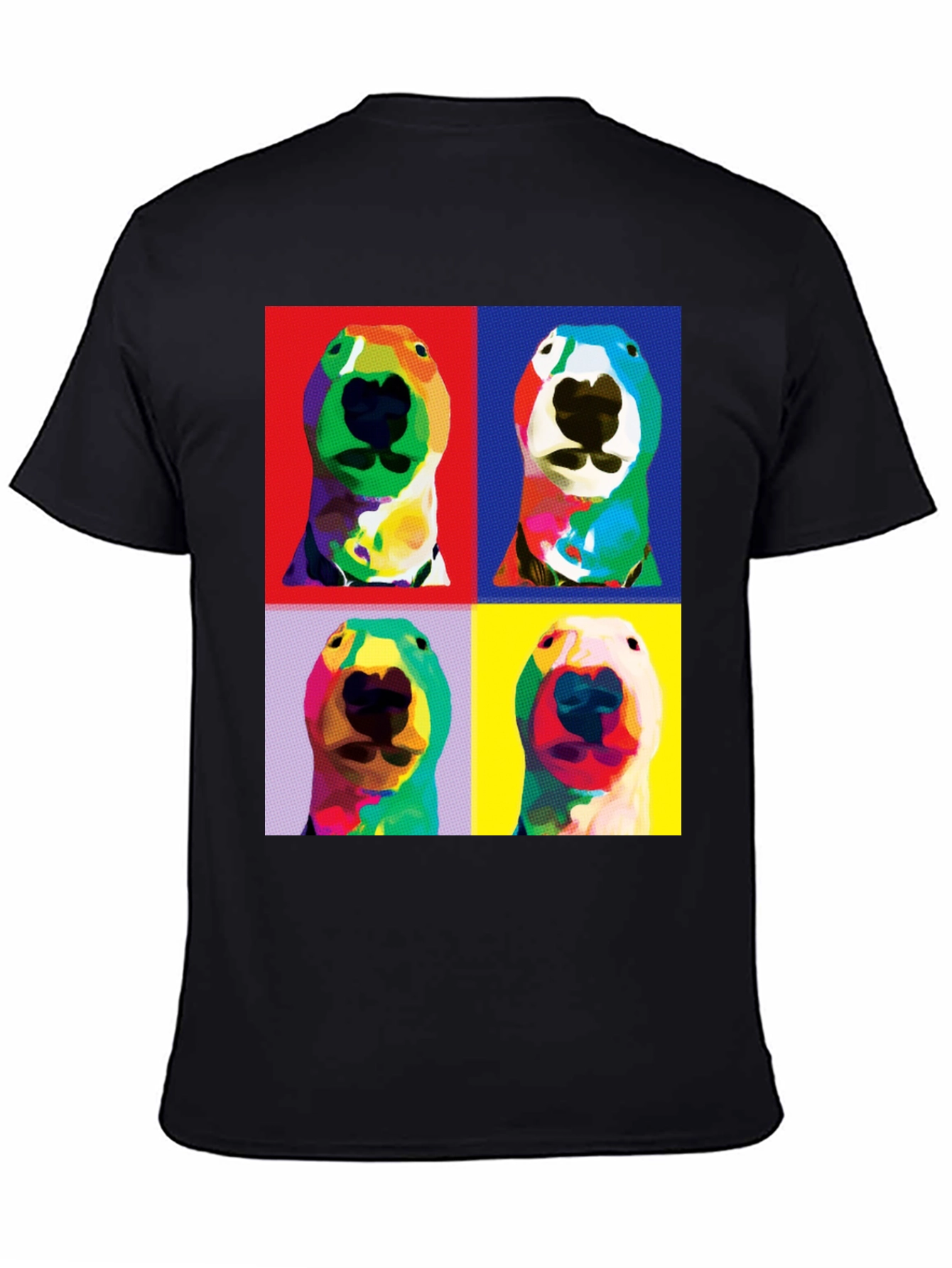 Pop Art Dog Portrait T-Shirt