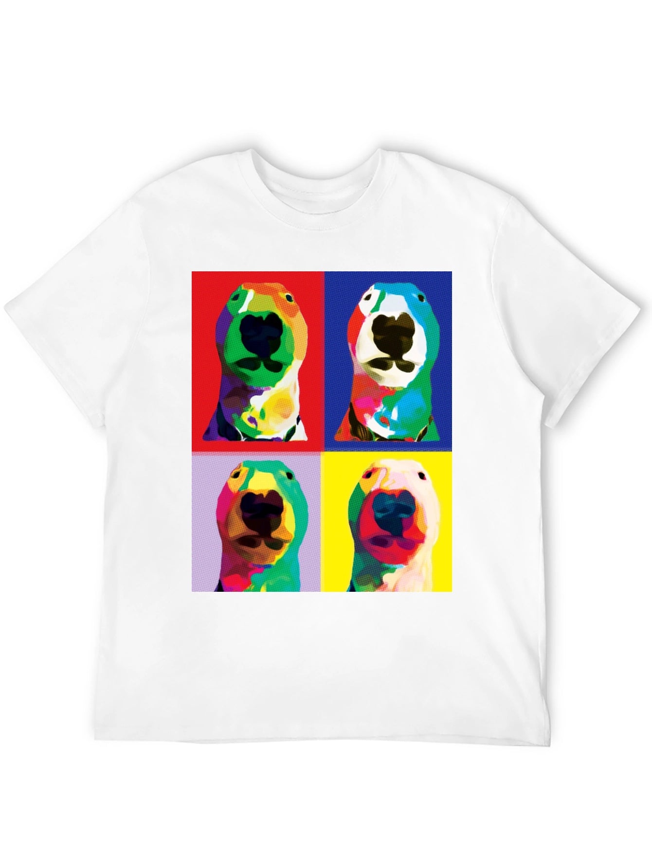 Pop Art Dog Portrait T-Shirt