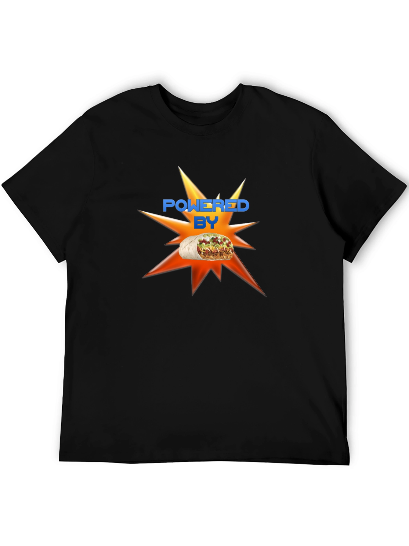 Powered by Burrito Graphic T-Shirt