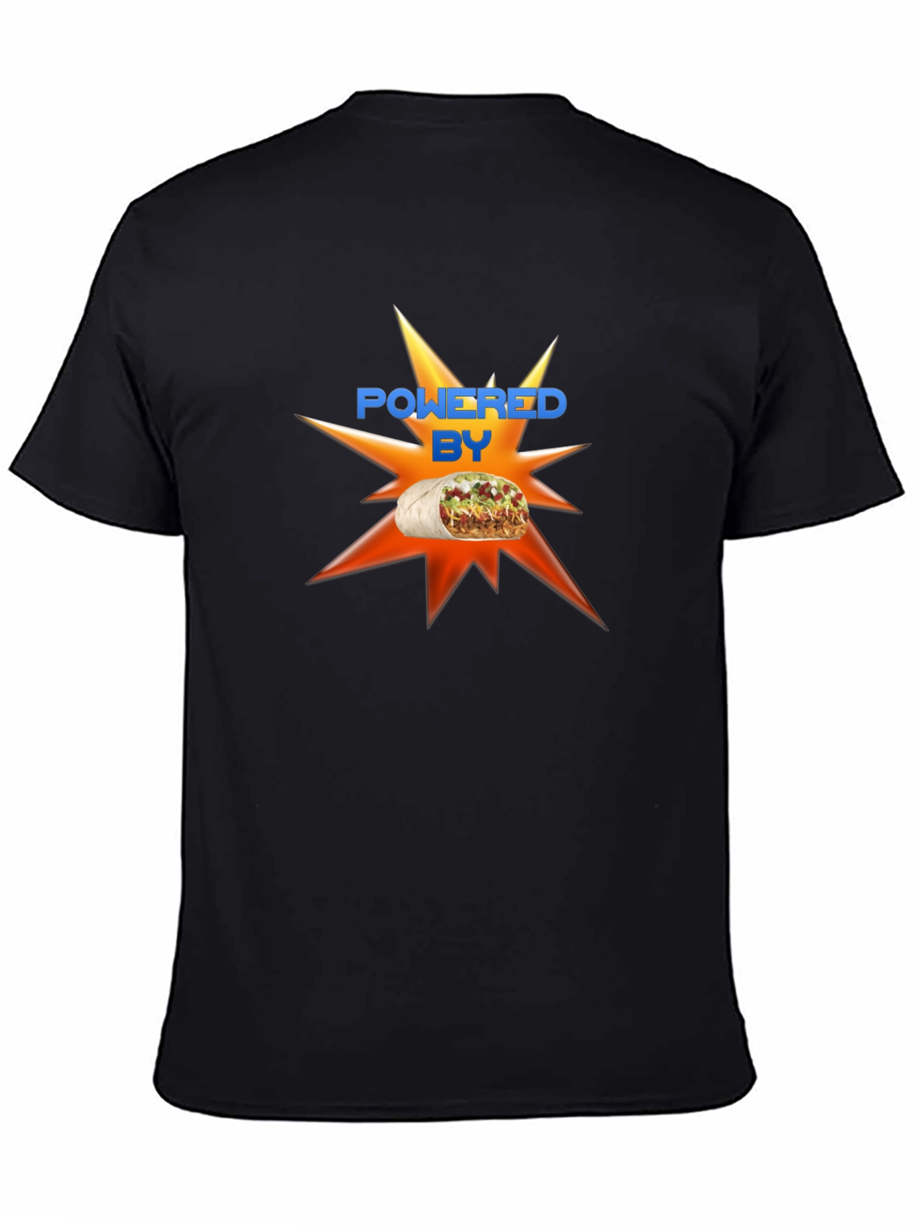 Powered by Burrito Graphic T-Shirt