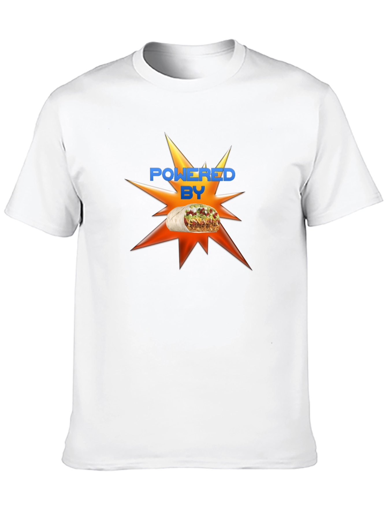 Powered by Burrito Graphic T-Shirt