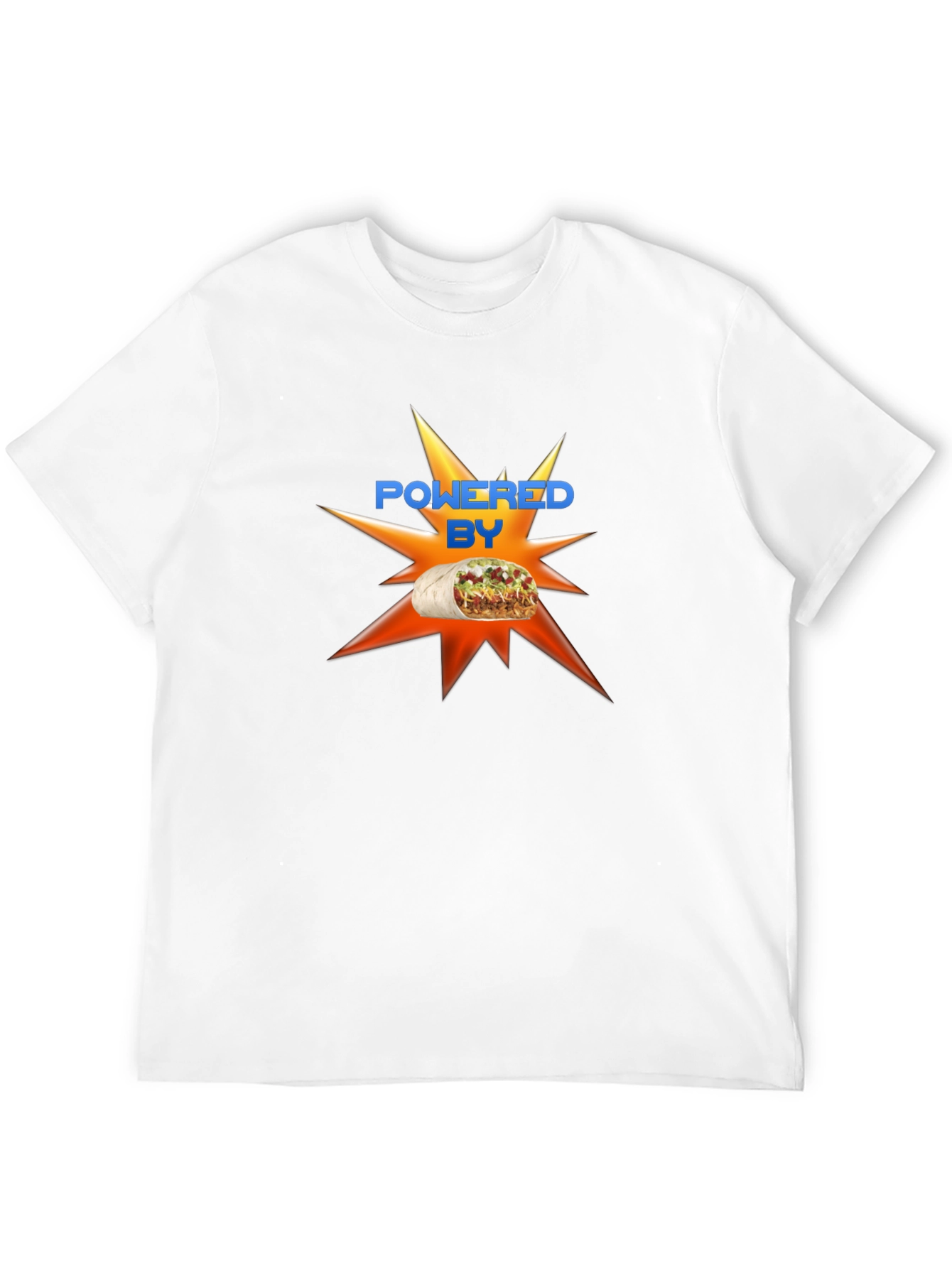 Powered by Burrito Graphic T-Shirt