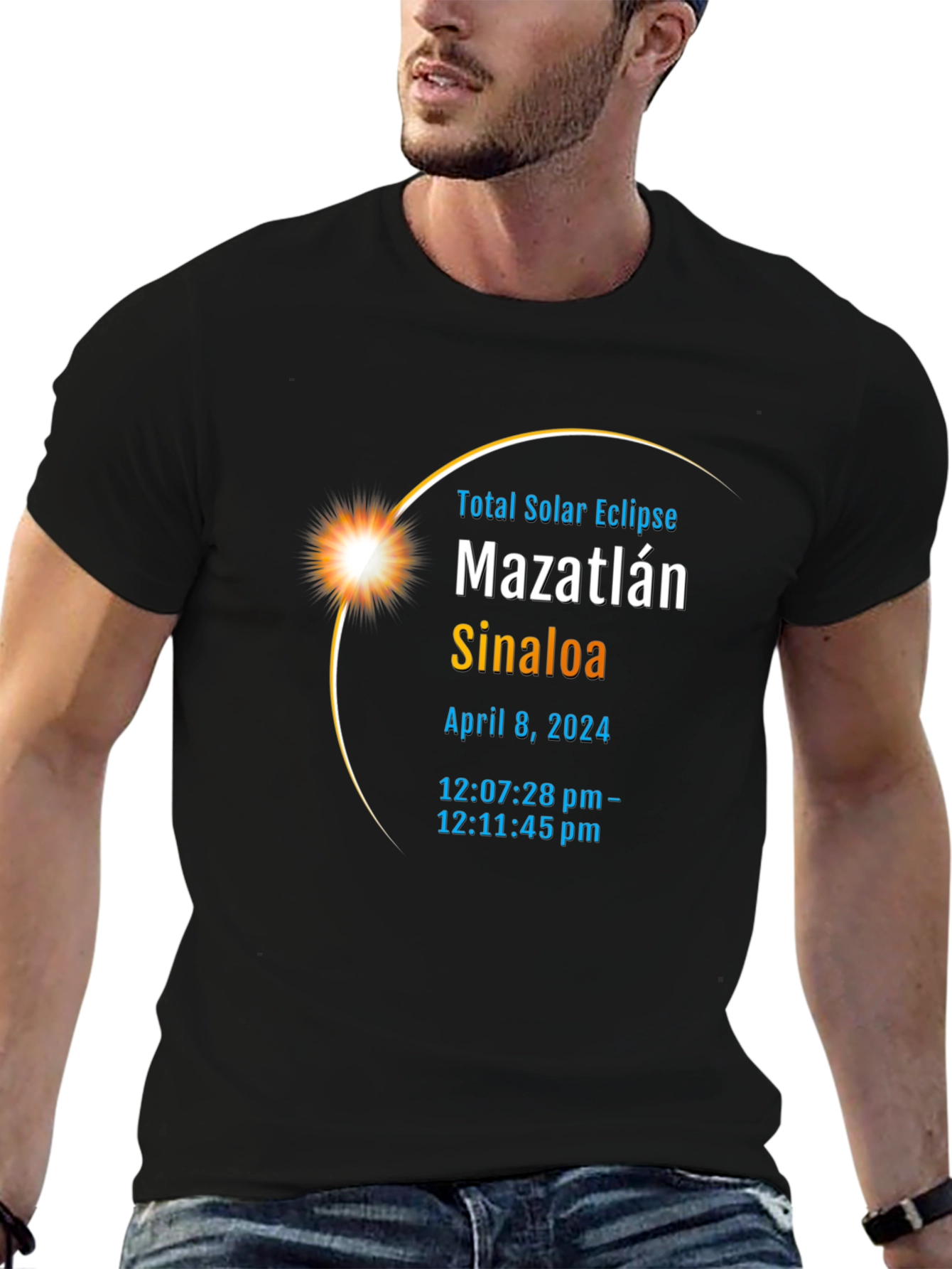 Total Solar Eclipse Mazatlan Sinaloa April 8 2024 T-Shirt