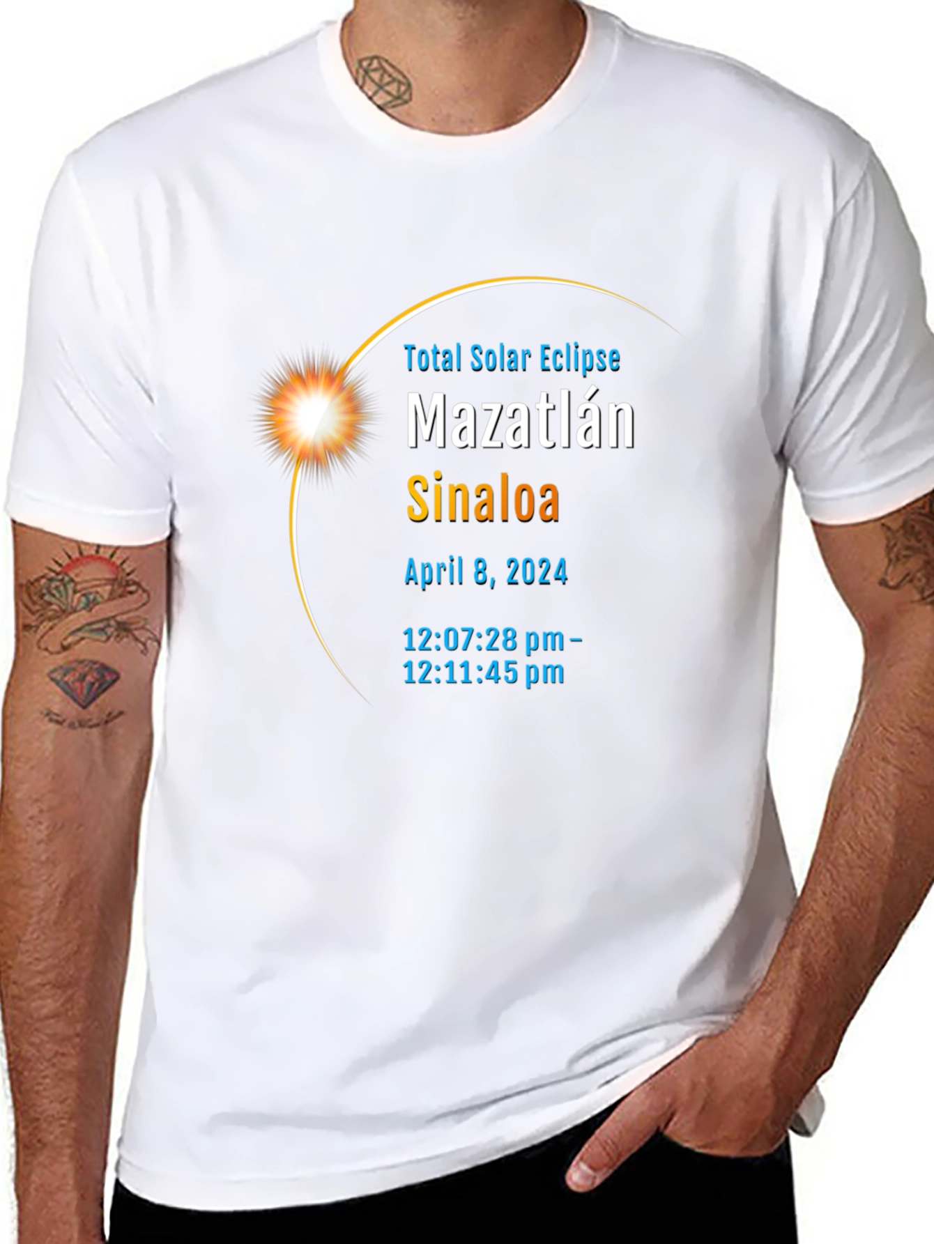 Total Solar Eclipse Mazatlan Sinaloa April 8 2024 T-Shirt