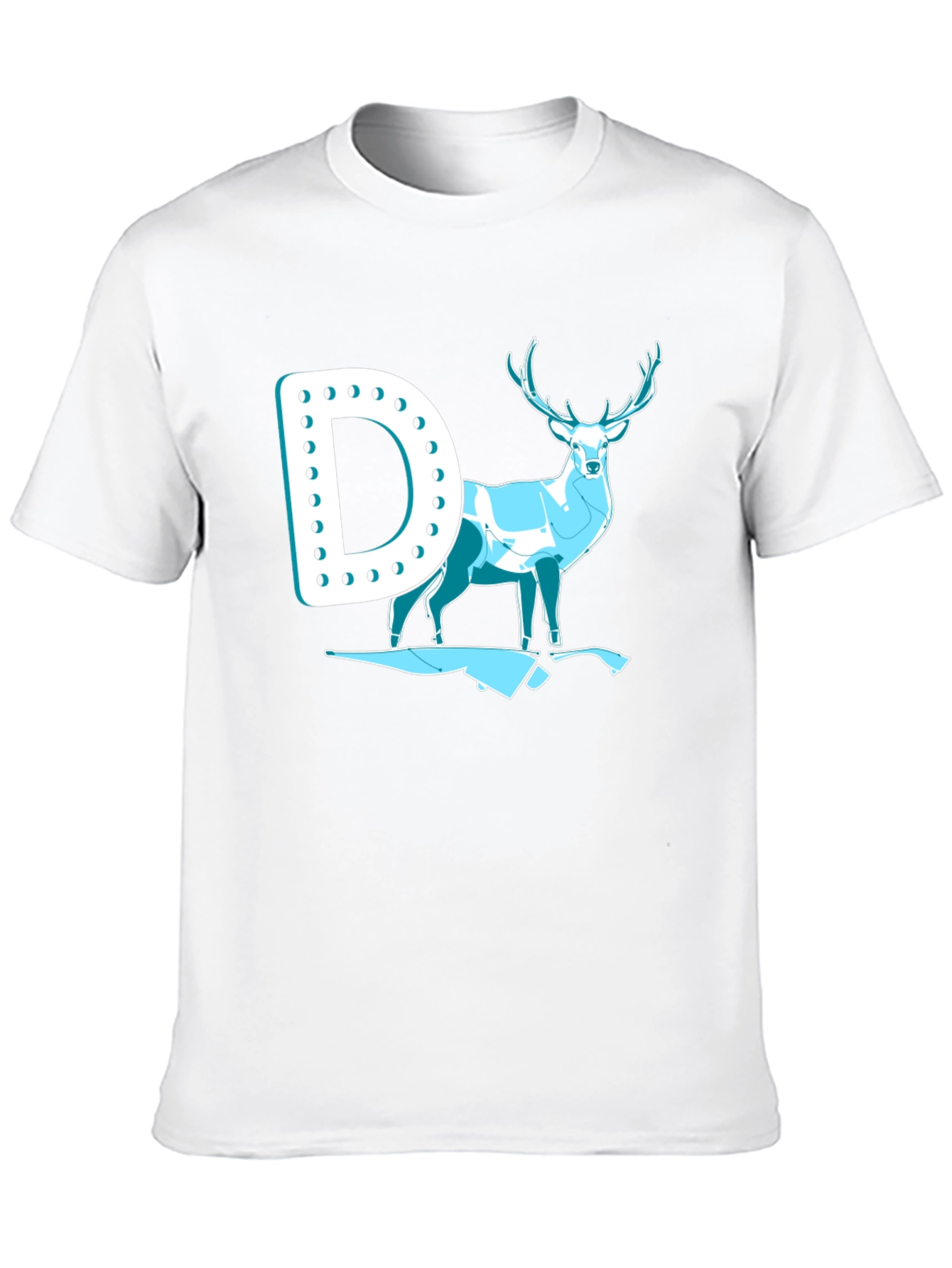 Hunting T-Shirt: Deer and Rifle Graphic Tee