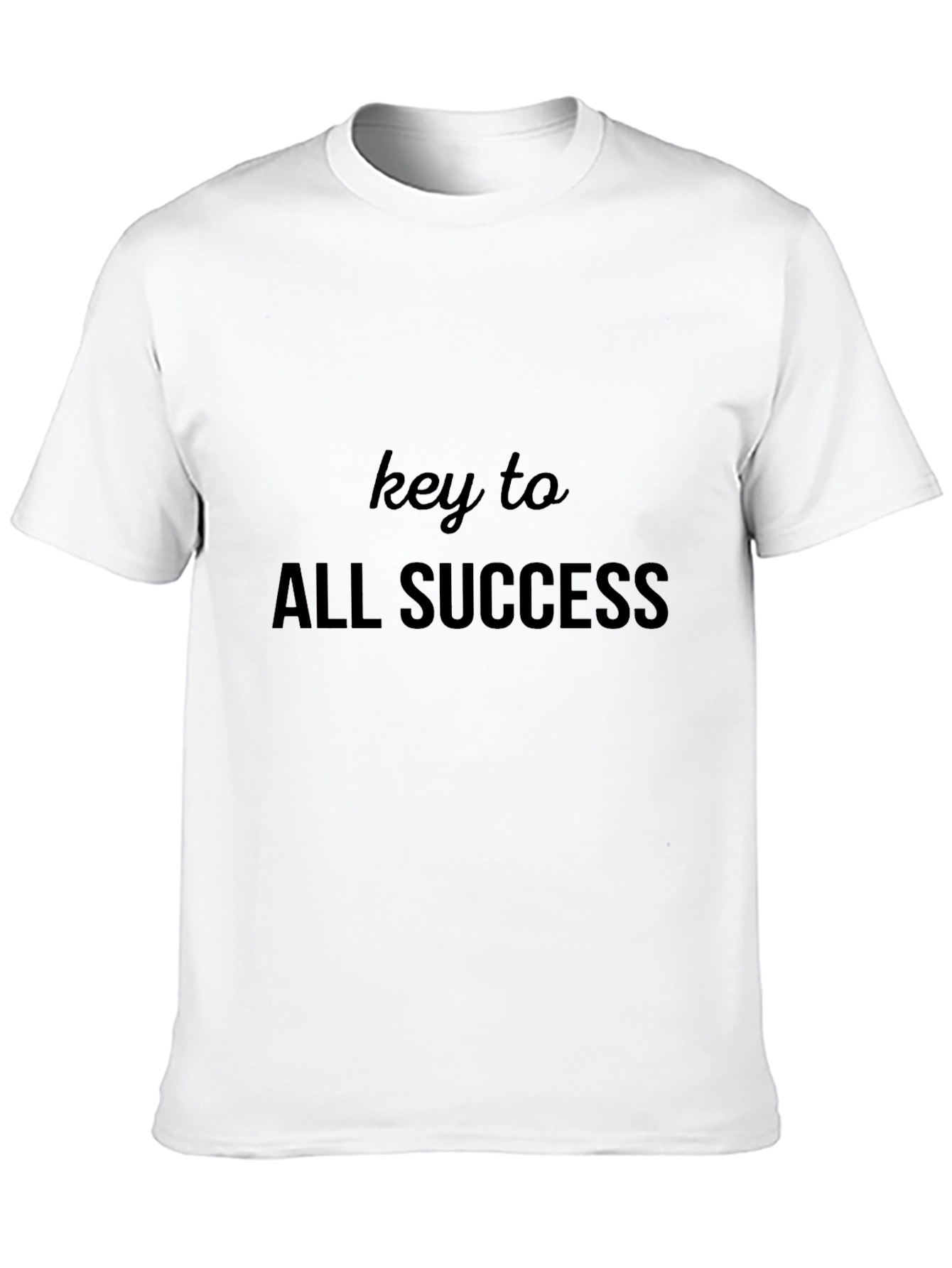 Key to All Success Black Graphic Tee