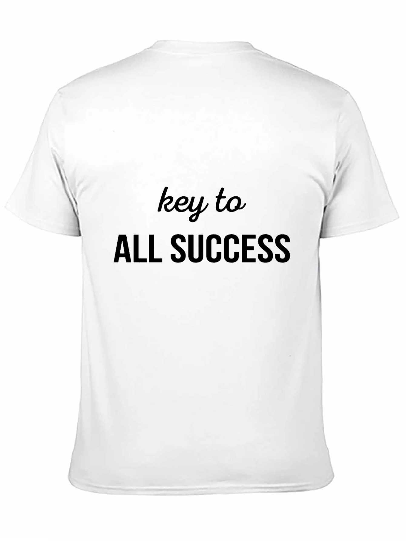 Key to All Success Black Graphic Tee