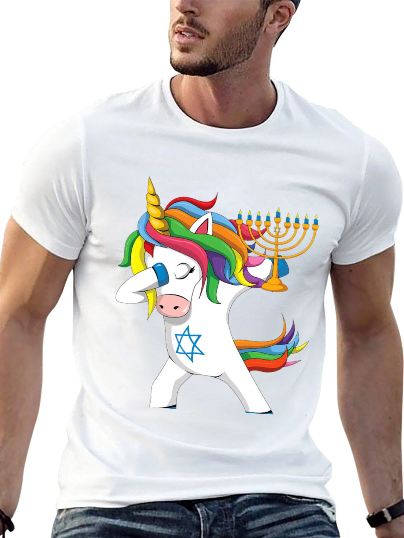 Hanukkah Unicorn Dab T-Shirt