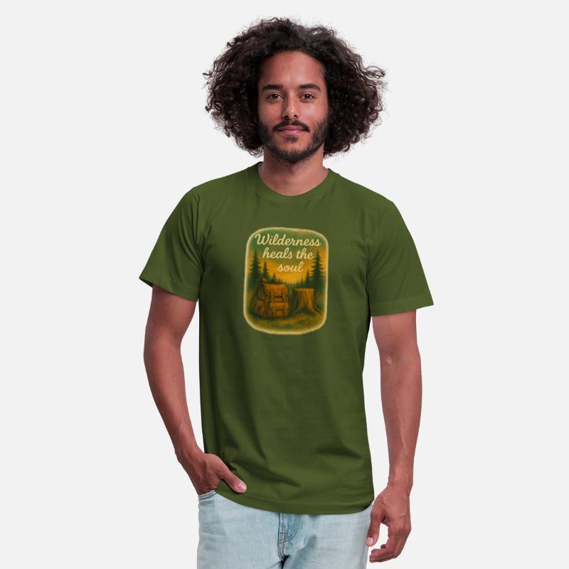 Wilderness Heals the Soul Backpack Tee