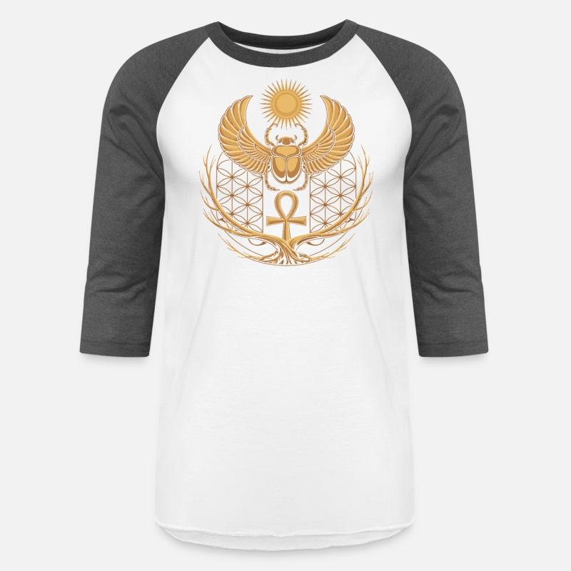 Winged Scarab with Ankh & Solar Disk