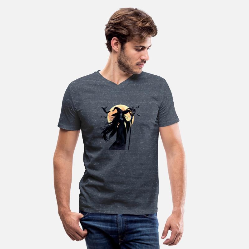 Witch Sorceress under the Blood Moon