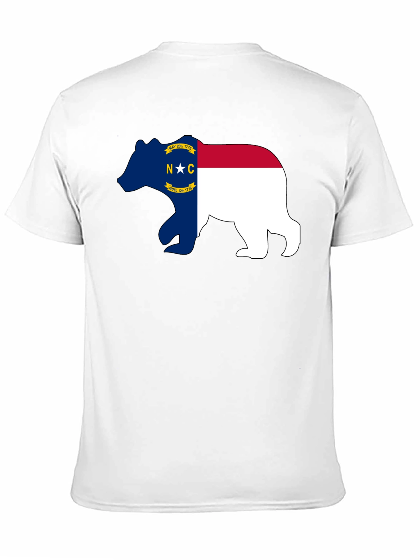 NC Bear Flag Graphic T-Shirt