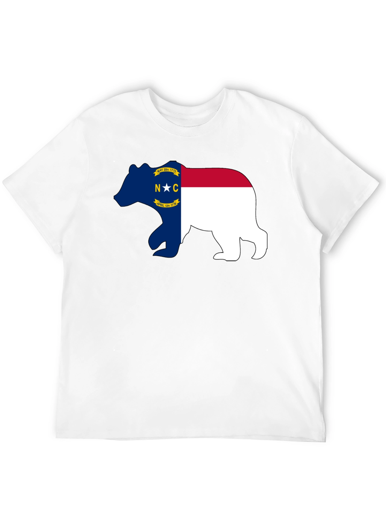NC Bear Flag Graphic T-Shirt