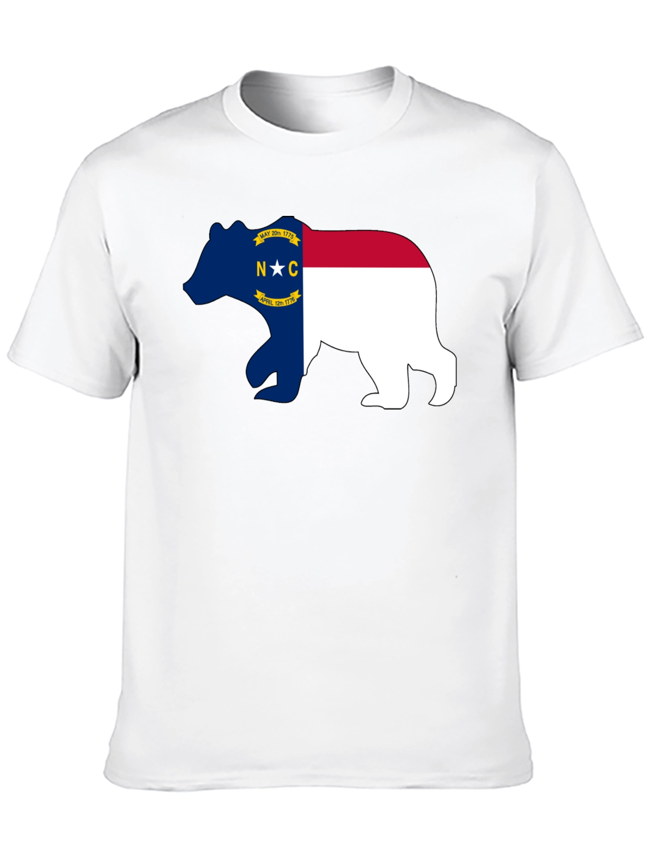 NC Bear Flag Graphic T-Shirt