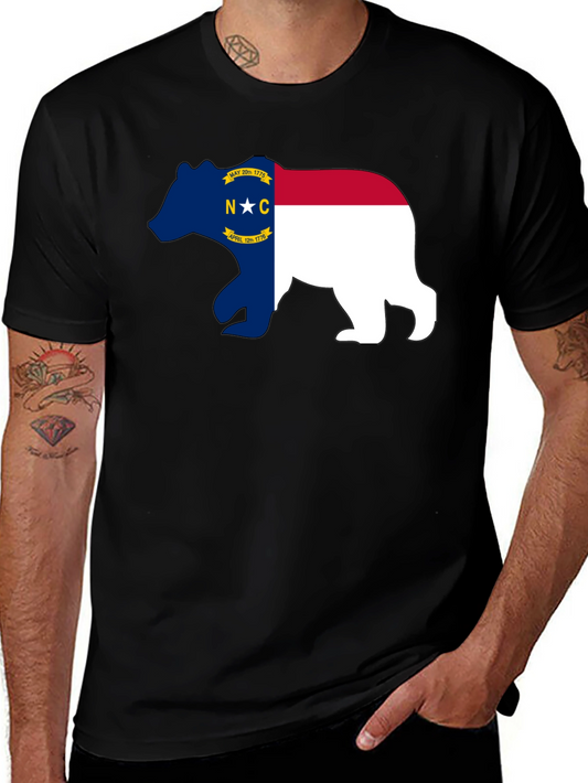 NC Bear Flag Graphic T-Shirt