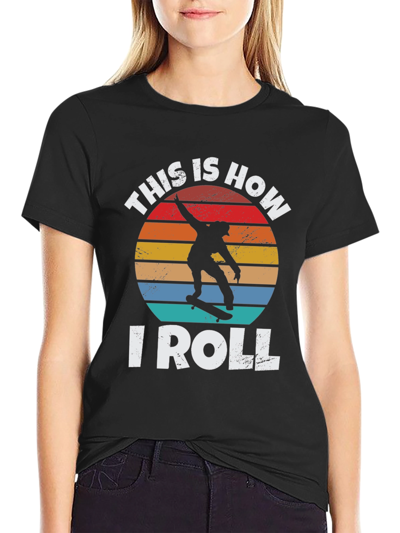 This is How I Roll Skateboarder T-Shirt