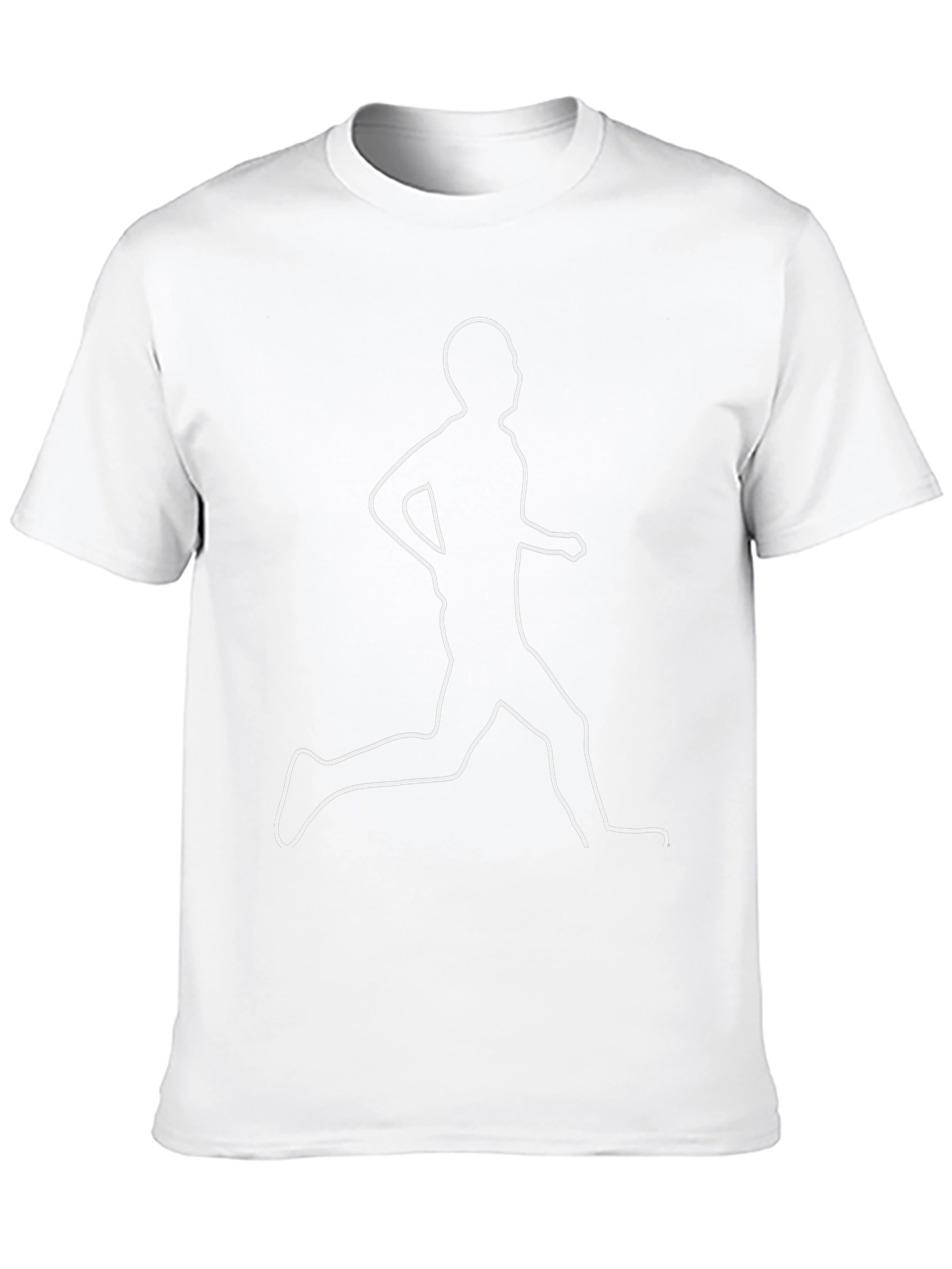 Runner Graphic Tee - Stylish Black Shirt