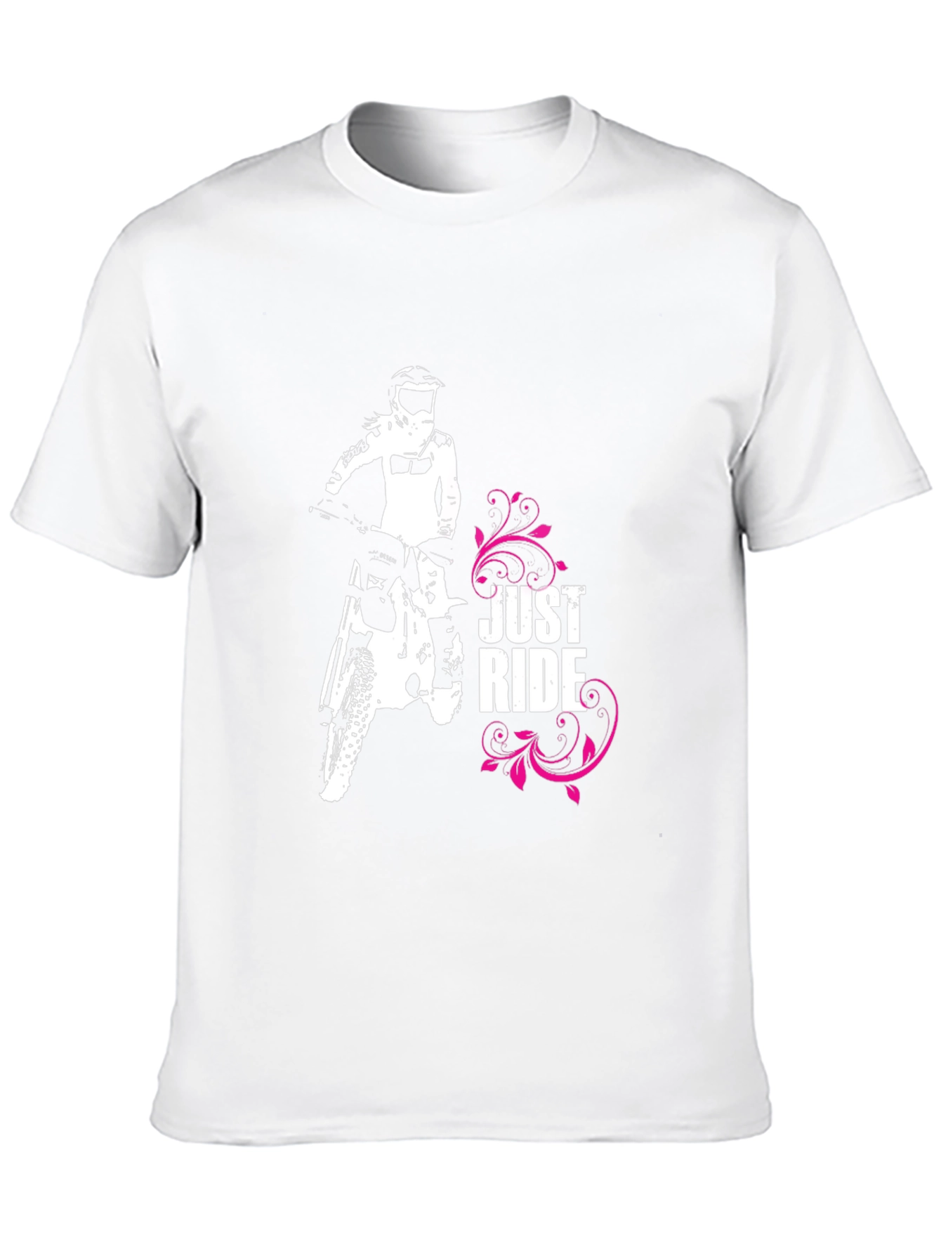 Just Ride Black Graphic Tee