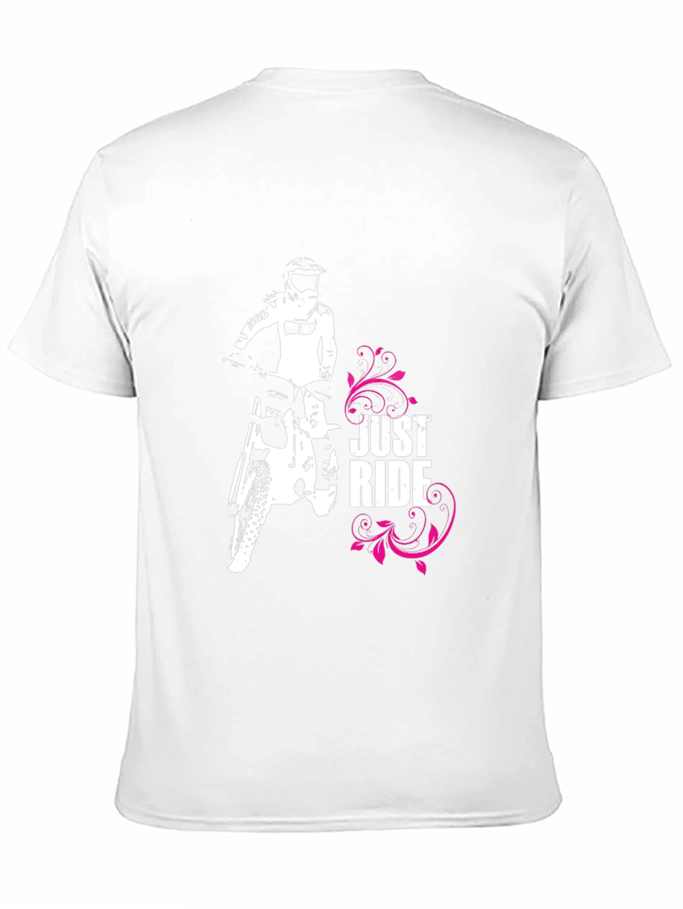 Just Ride Black Graphic Tee