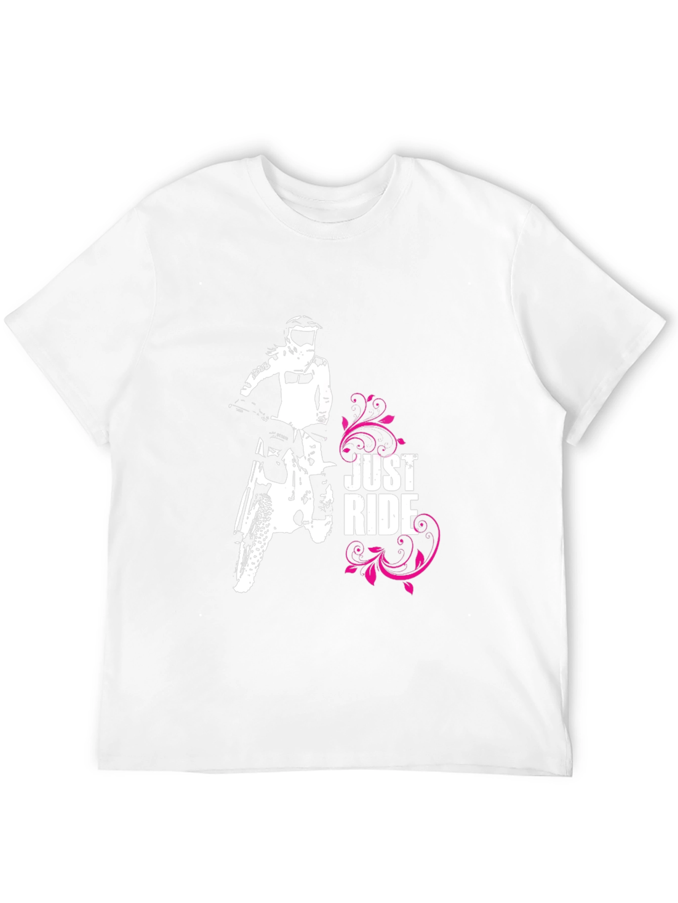 Just Ride Black Graphic Tee