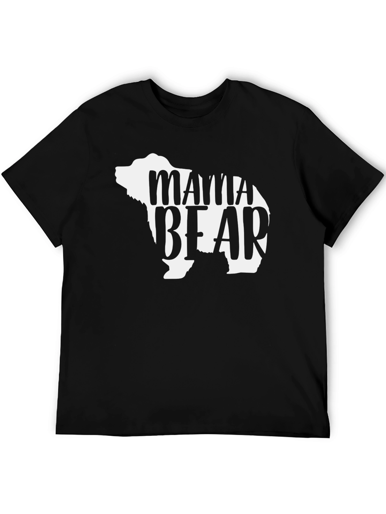 Mama Bear T-Shirt - Black Unisex